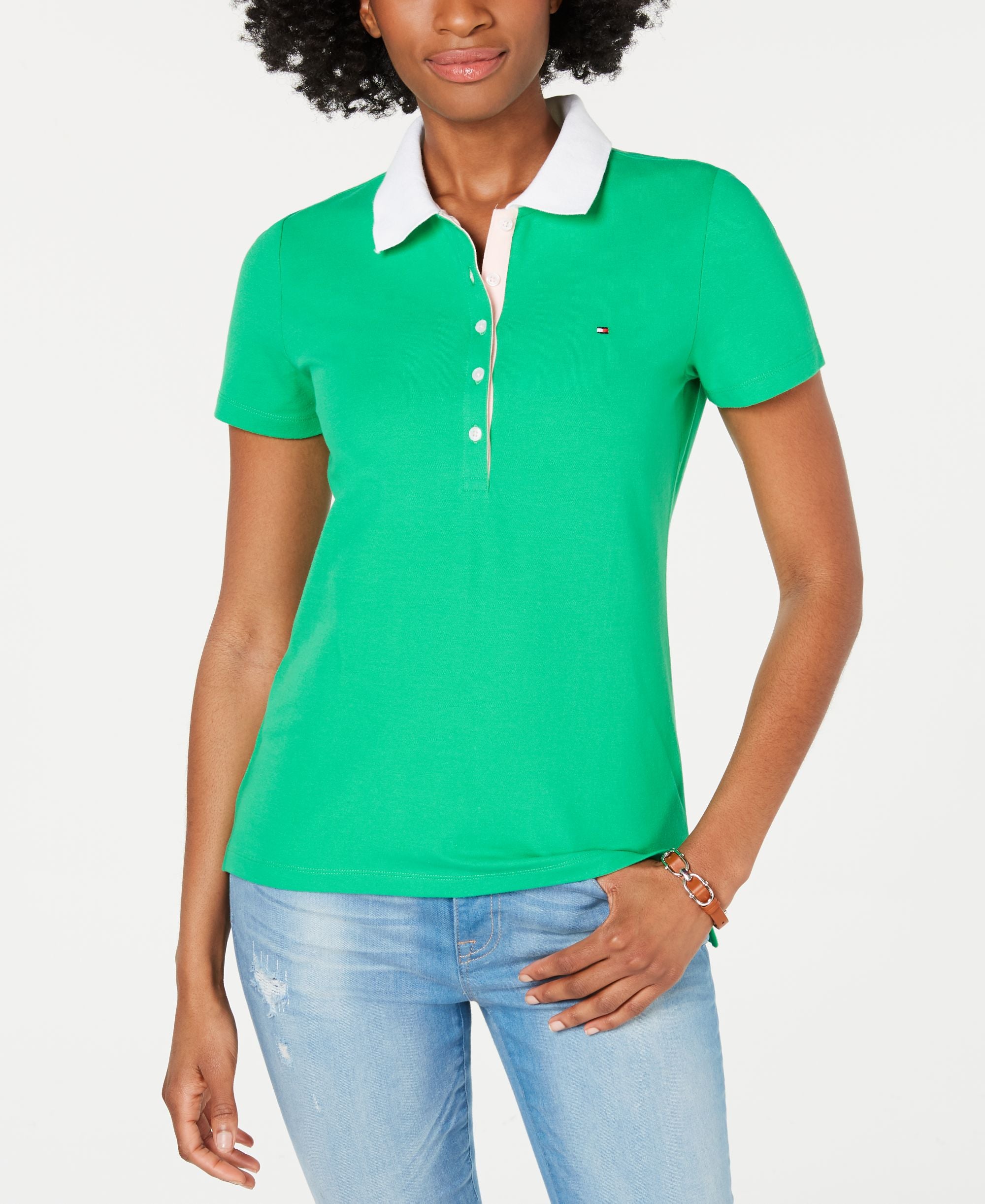 Tommy Hilfiger Colorblocked Polo Top