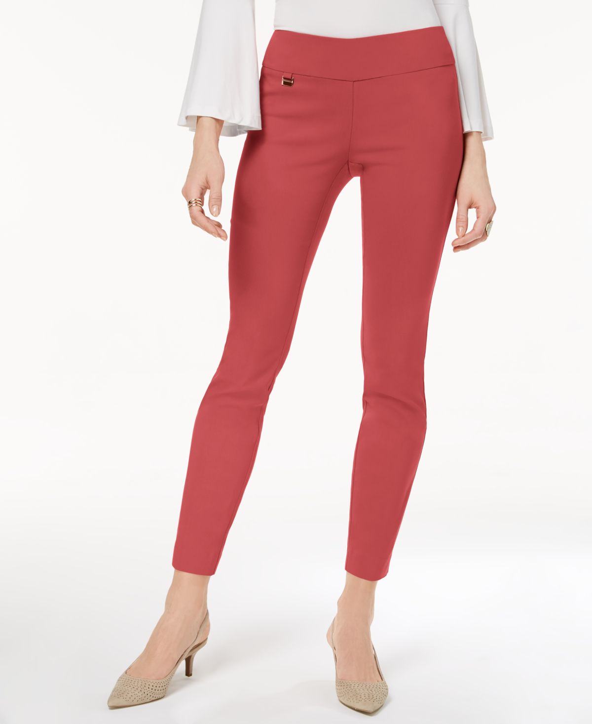Tummy-Control Pull-On Skinny Pants