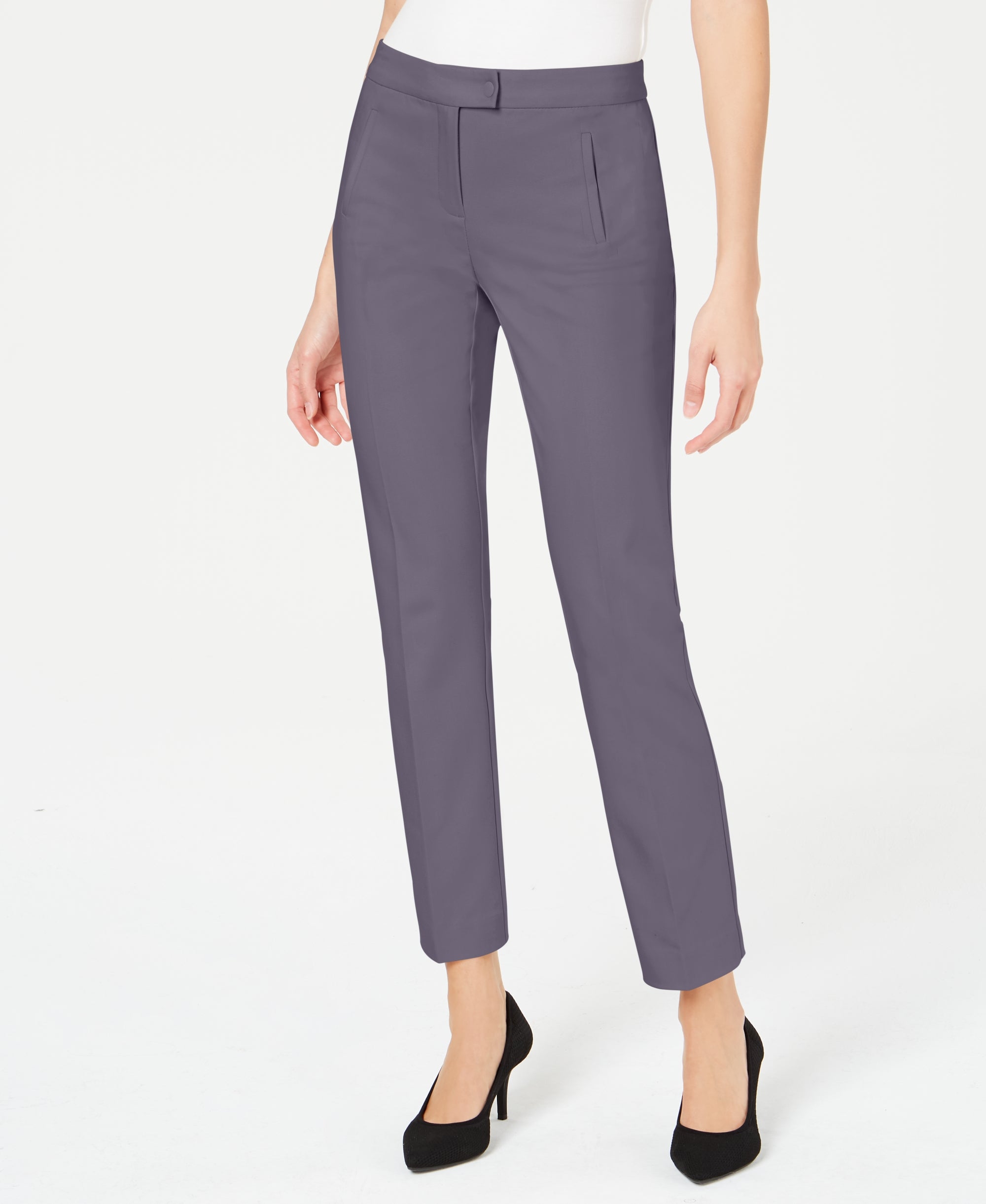 Tummy-Control Slim-Leg Pants