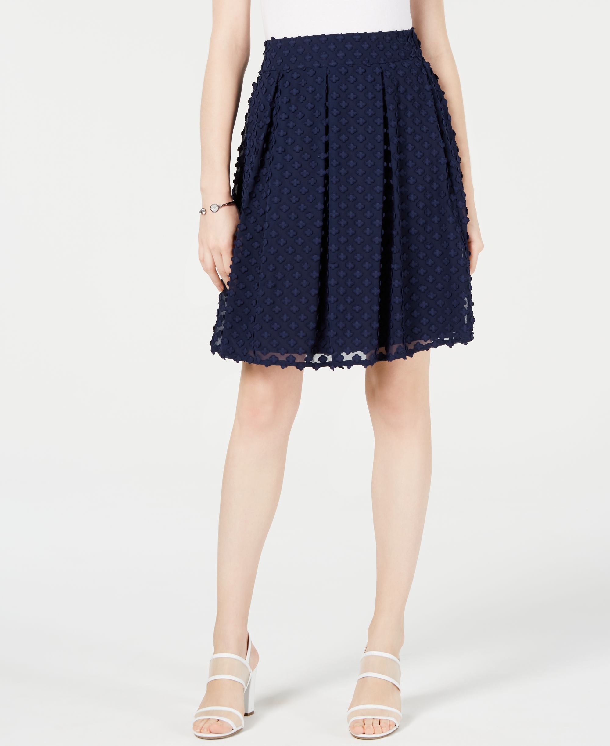 Dotted Pull-On Skirt