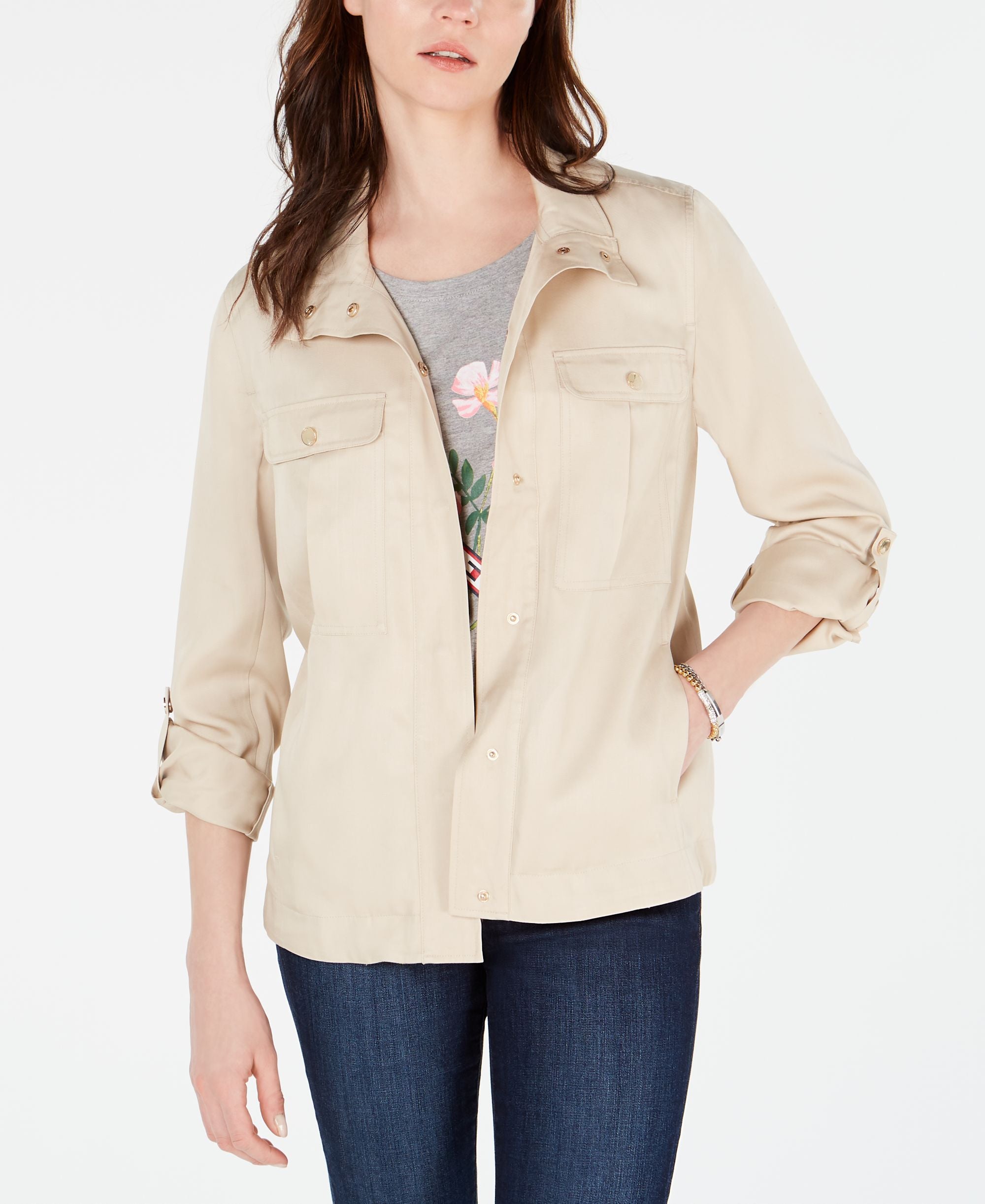 Tommy Hilfiger Snap Button Jacket