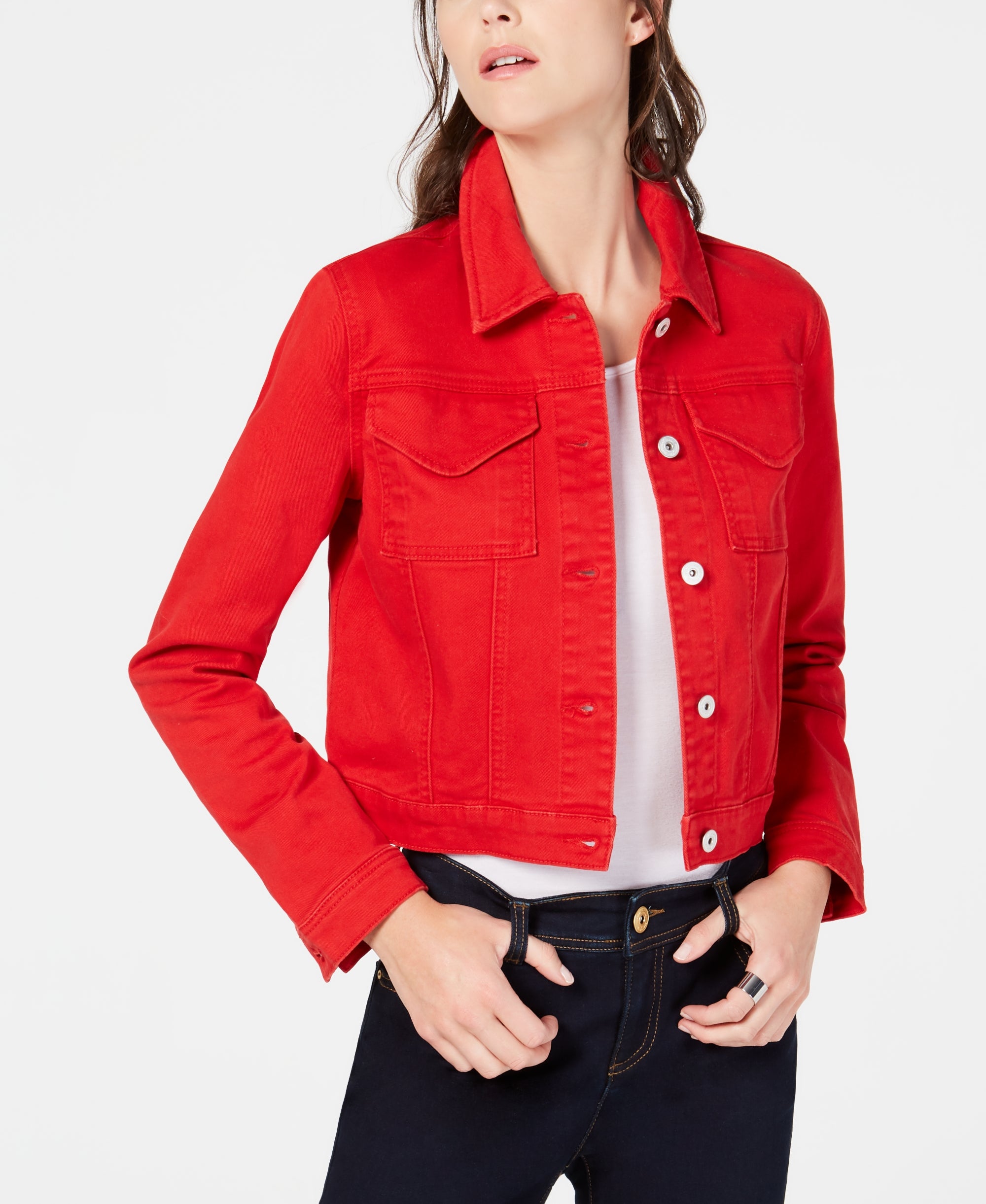 INC Utility Jean Jacket