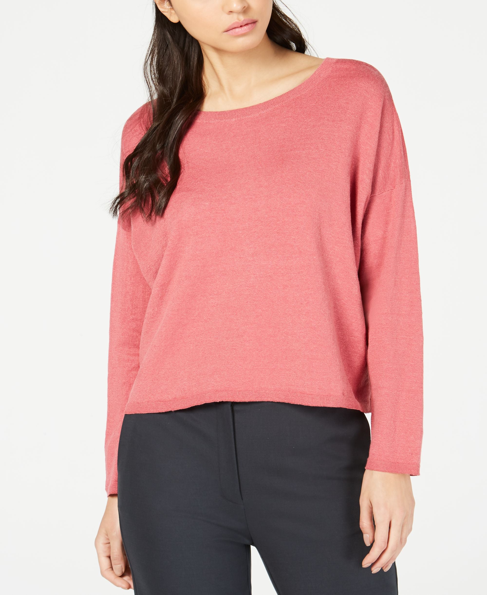 Eileen Fisher Organic Scoop Neck Sweater
