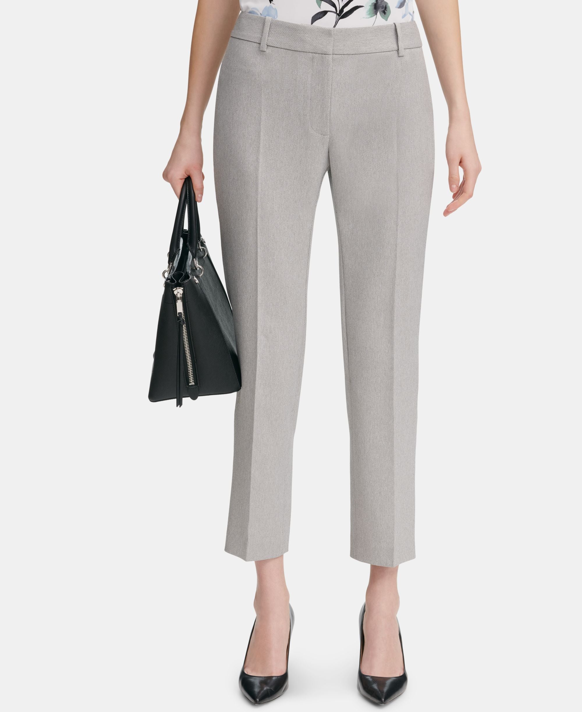 Calvin Klein Slim Fit Twill Ankle Pants