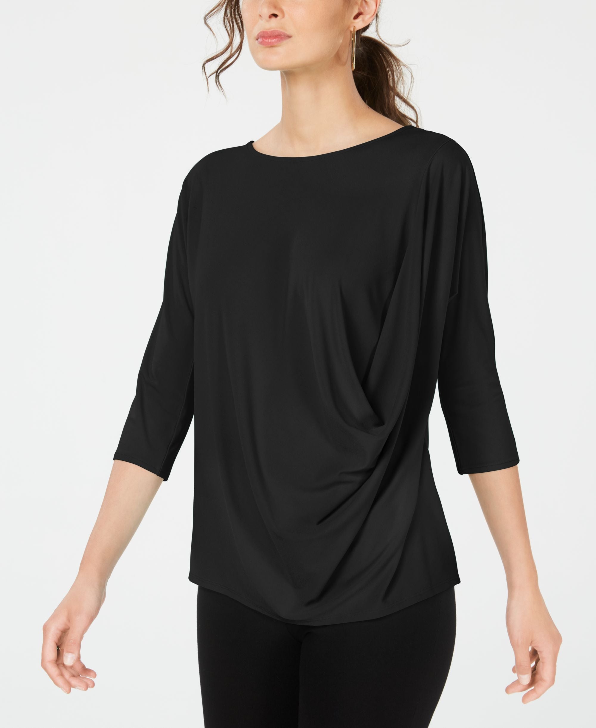 Alfani Draped Front Top