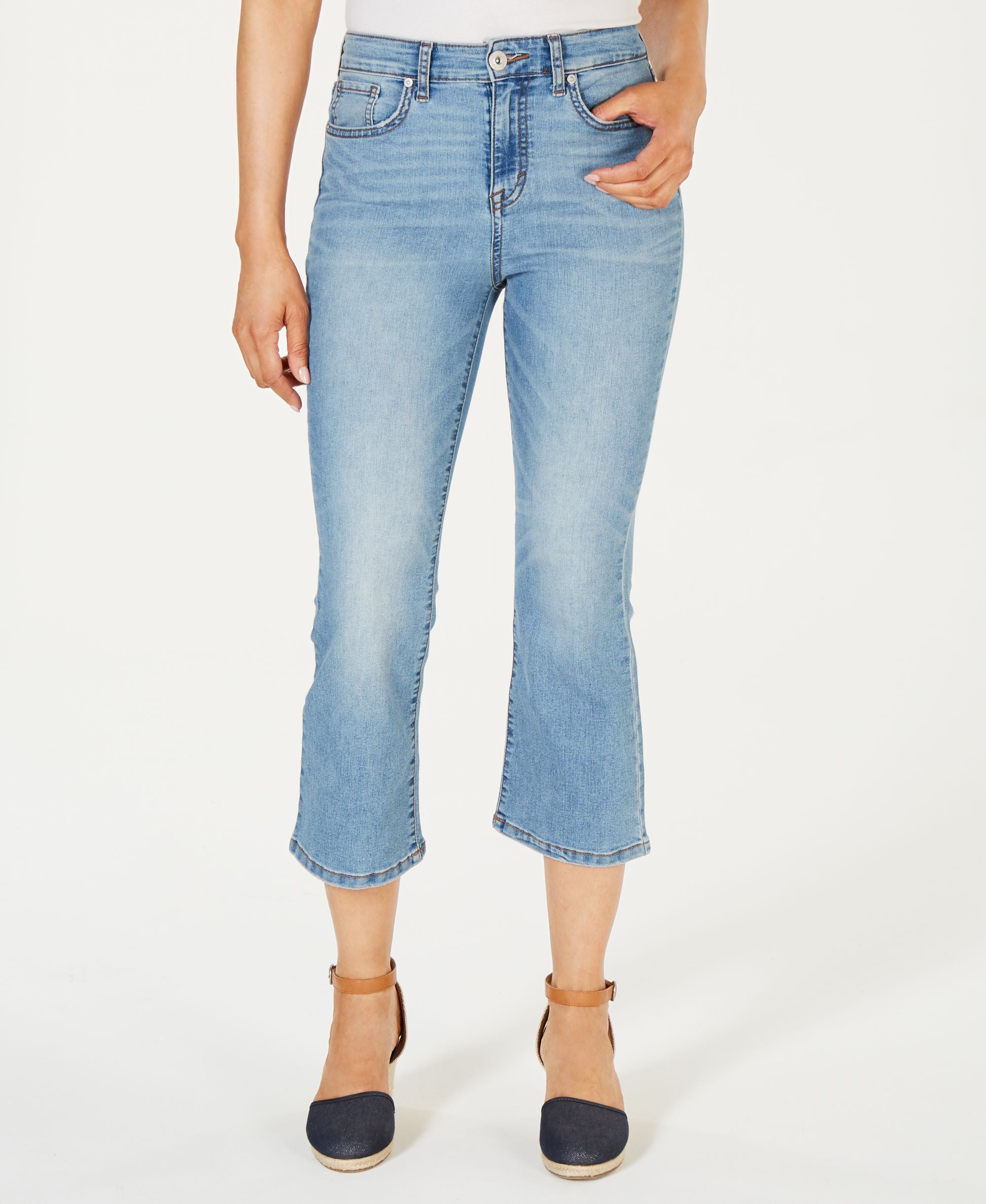 Style & Co Petite Bootcut Ankle Jeans
