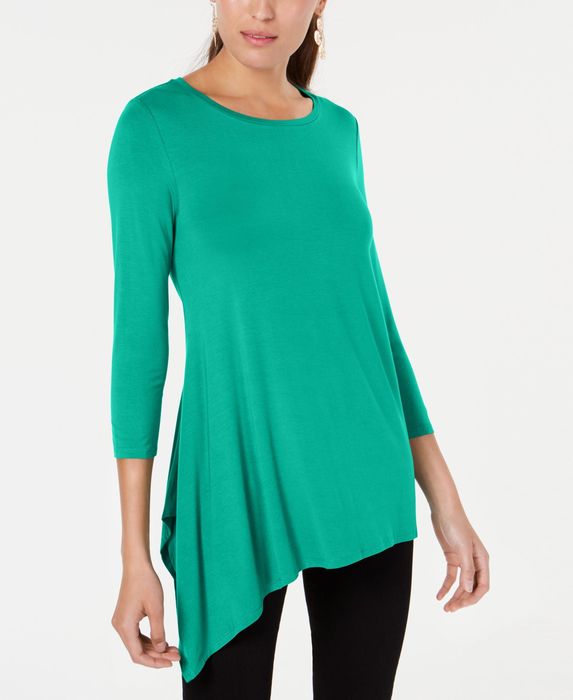 Alfani Asymmetrical Hem Top