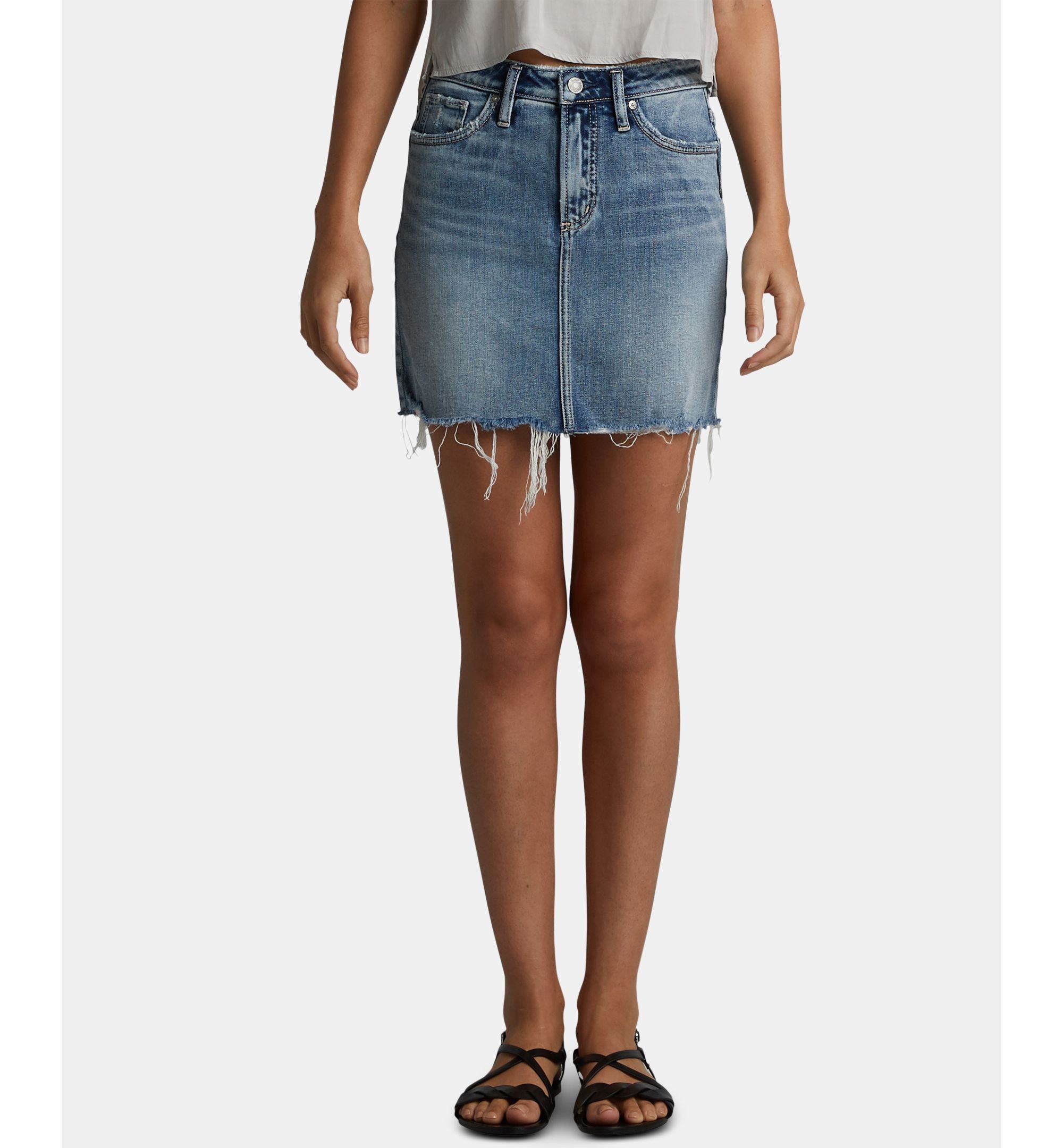 Silver Jeans Co. Francy Denim Mini Skirt