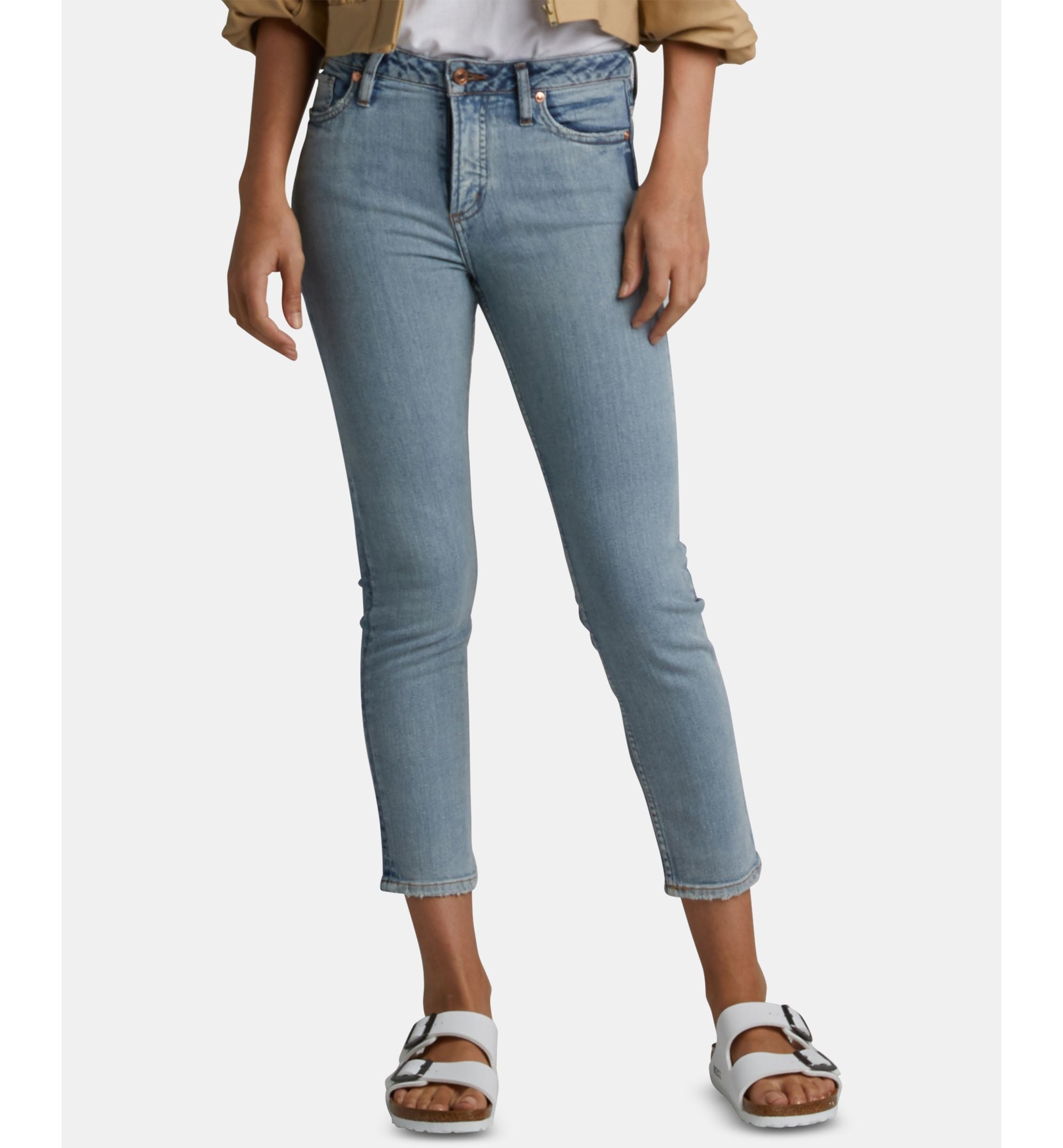 Silver Jeans Co. Slim Fit Cropped Jeans