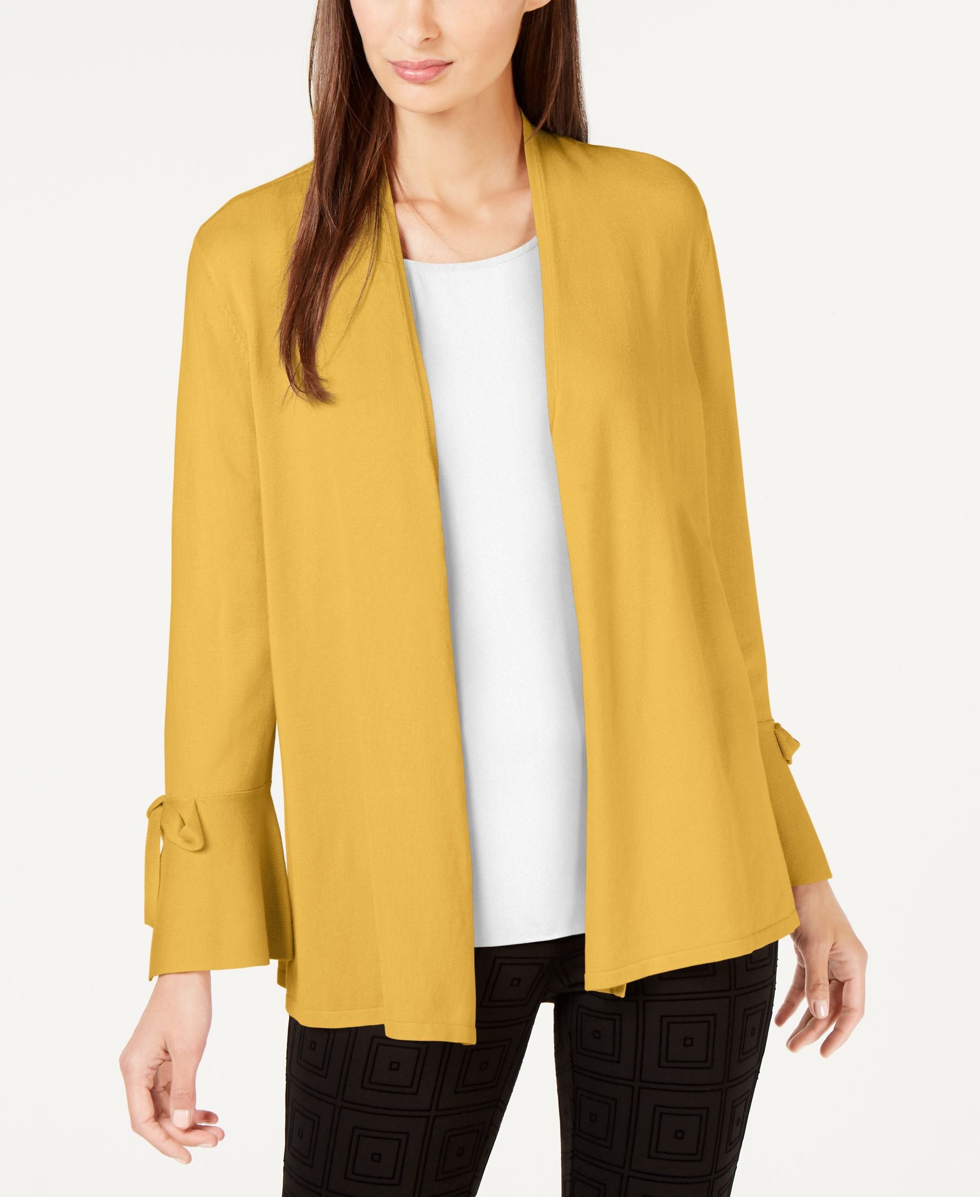 Alfani Tie Sleeve Cardigan