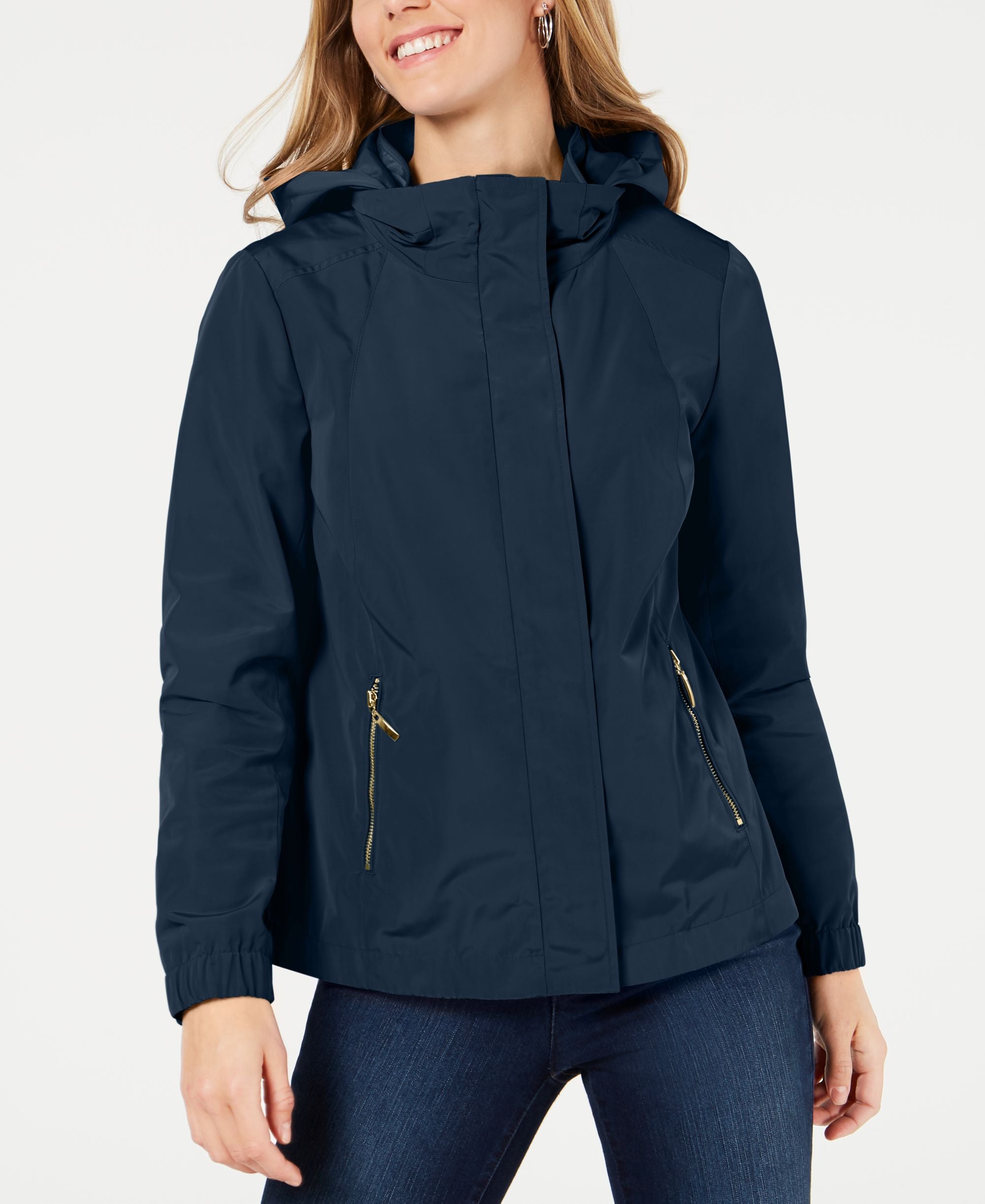 Charter Club Hooded Raincoat