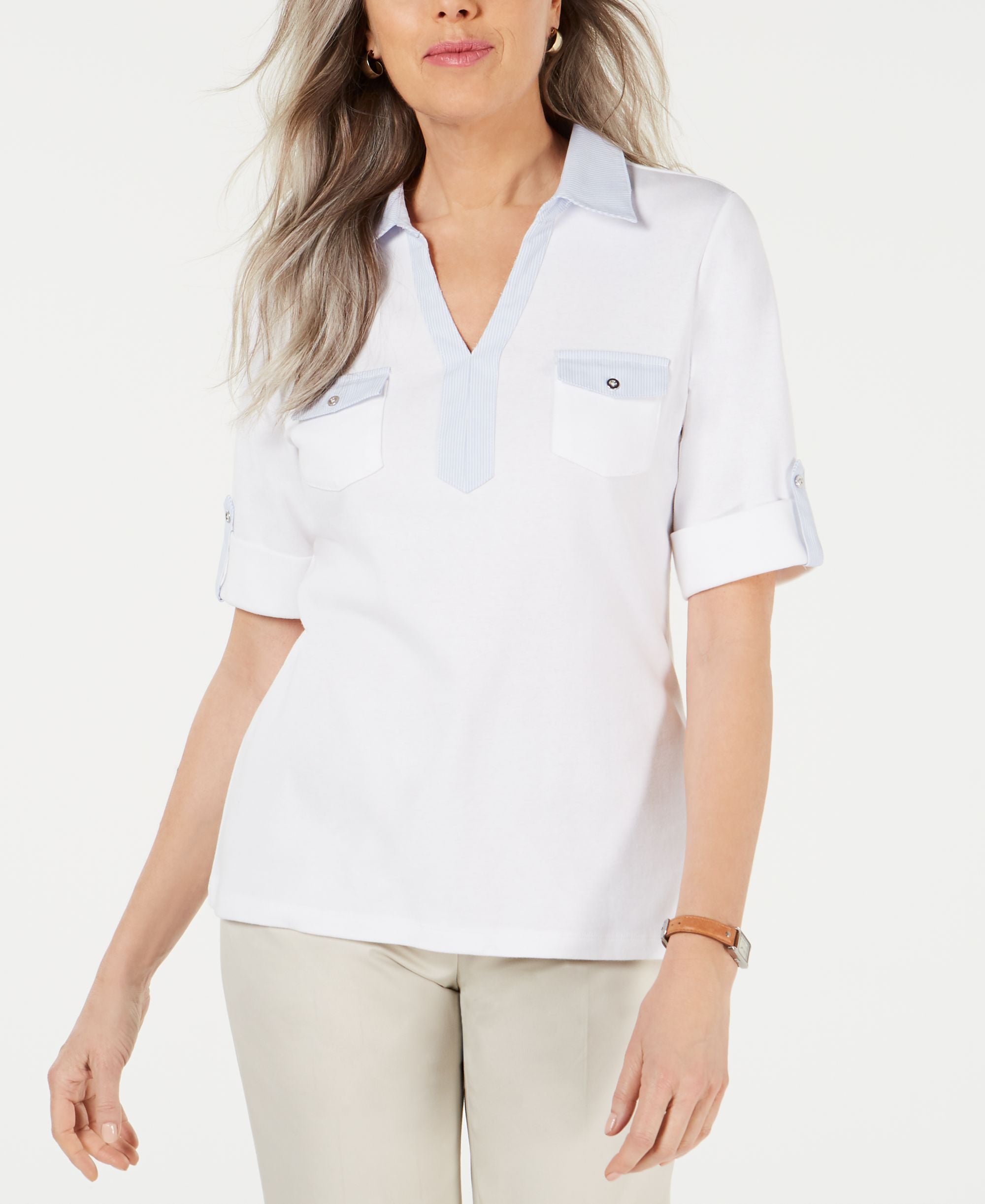 Karen Scott Collared Shirt