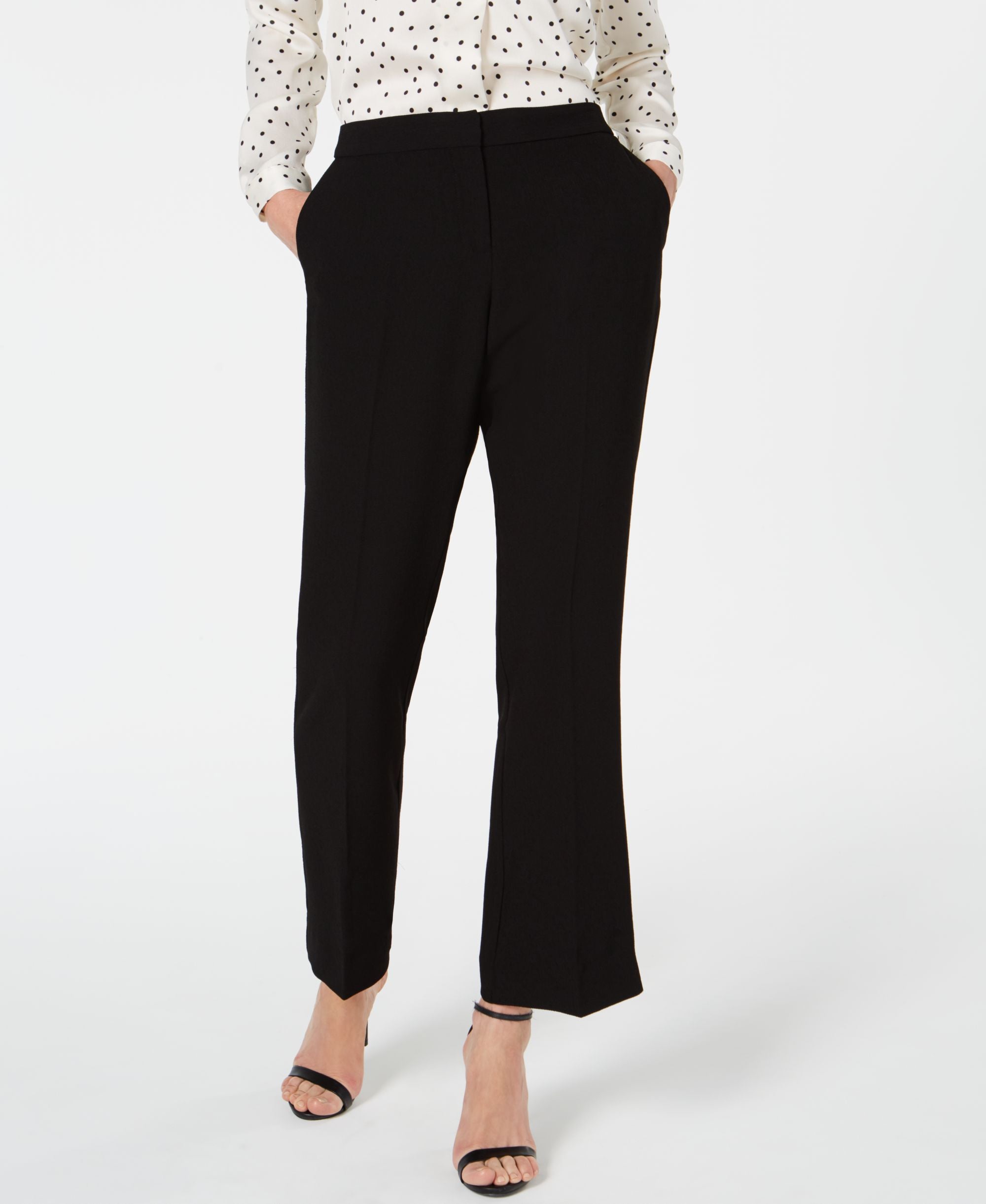 Vince Camuto Parisian Crepe Straight Leg Pants