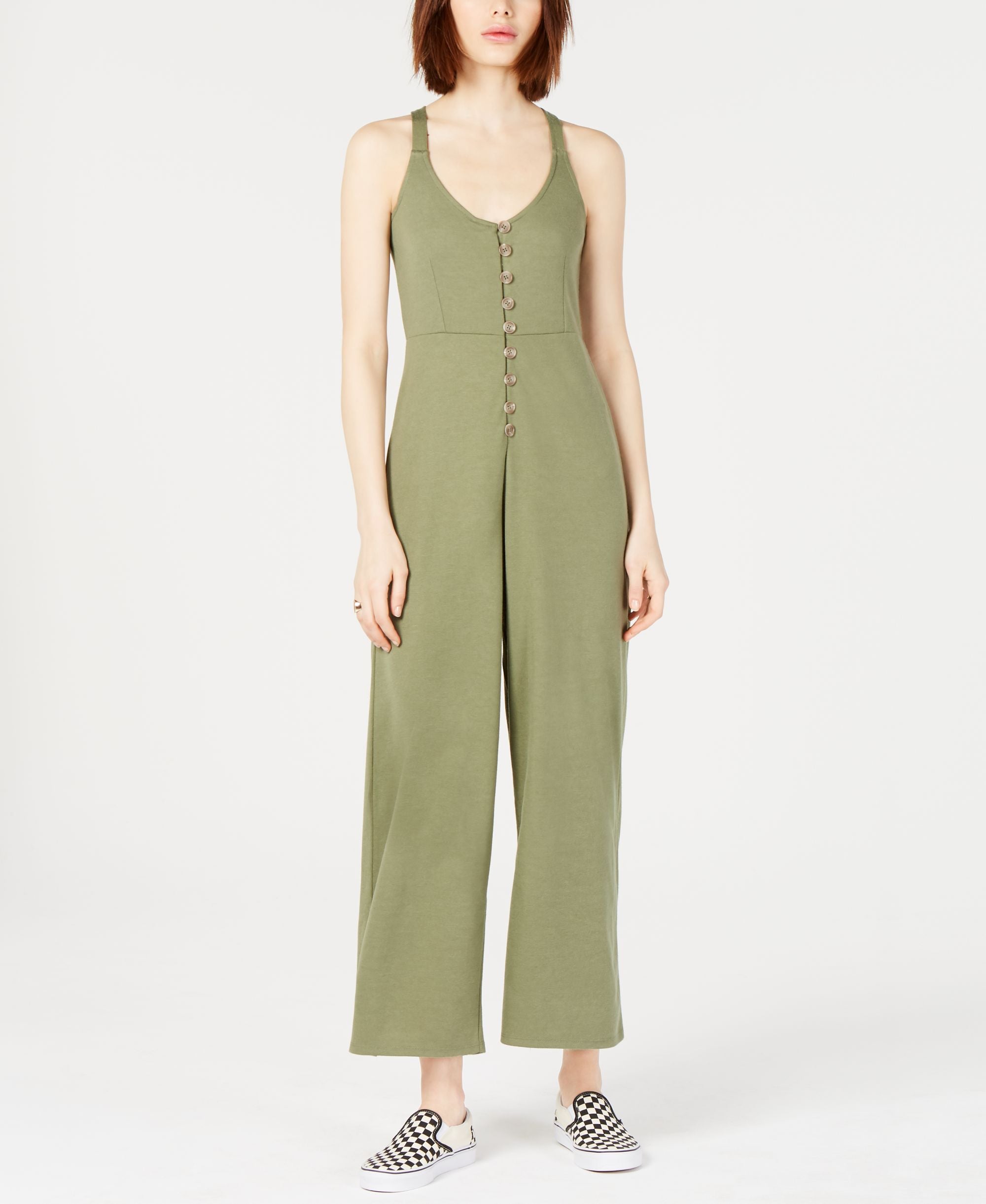 House Of Polly Sleeveless Wide Leg Jumpsuit