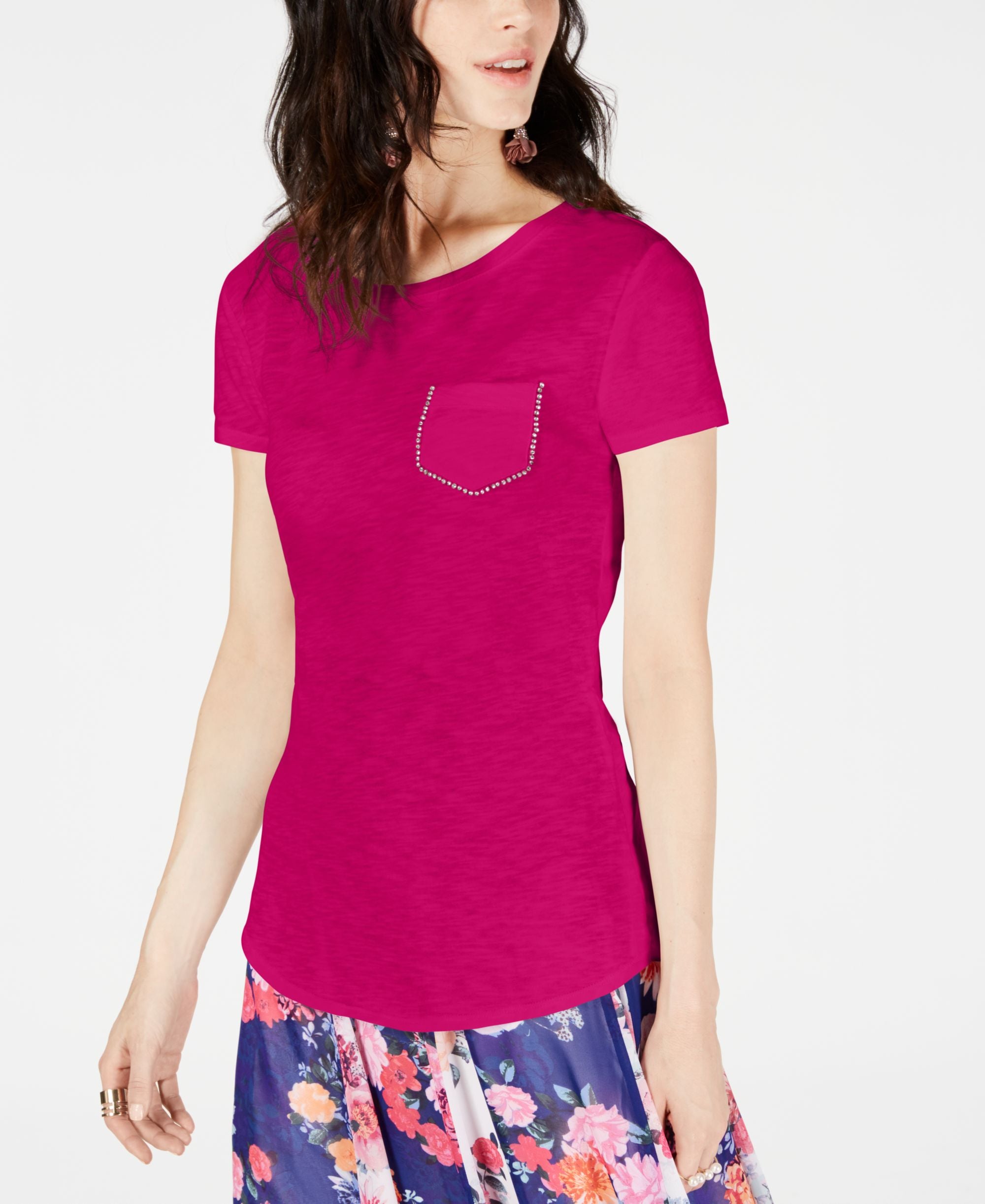 Cotton Embellished T-Shirt