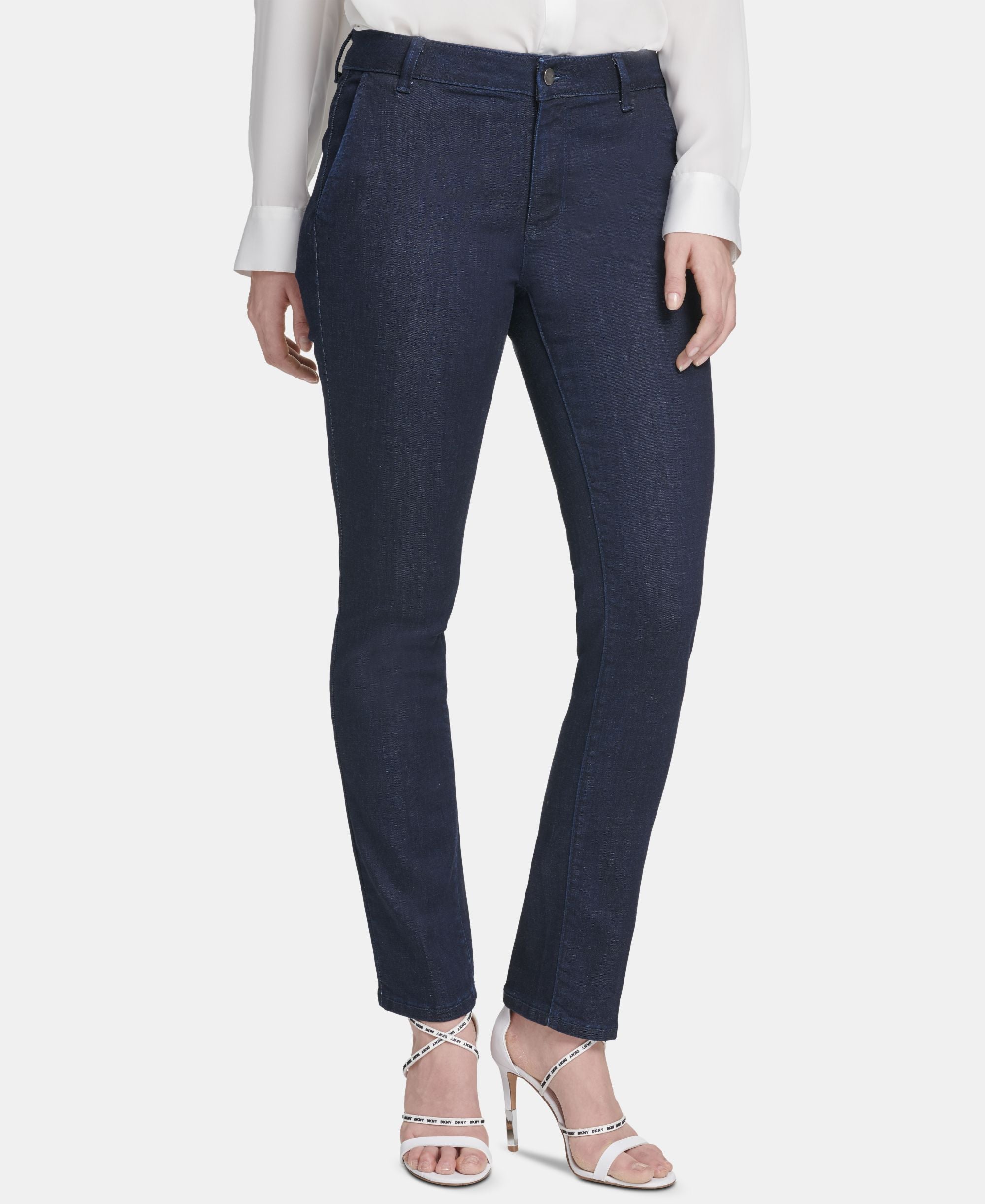 DKNY Straight Leg Trouser Pants