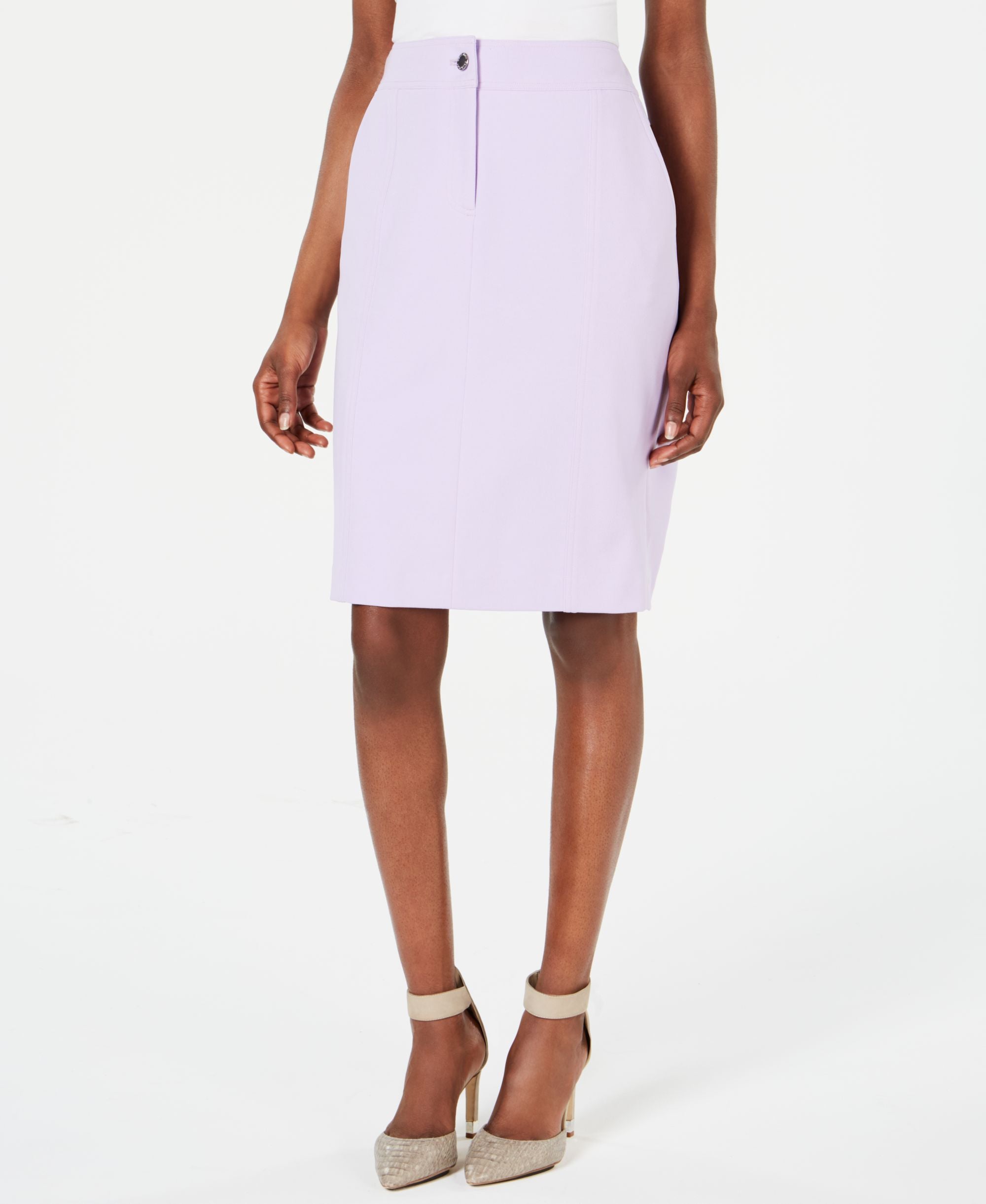 Calvin Klein Back Slit Pencil Skirt