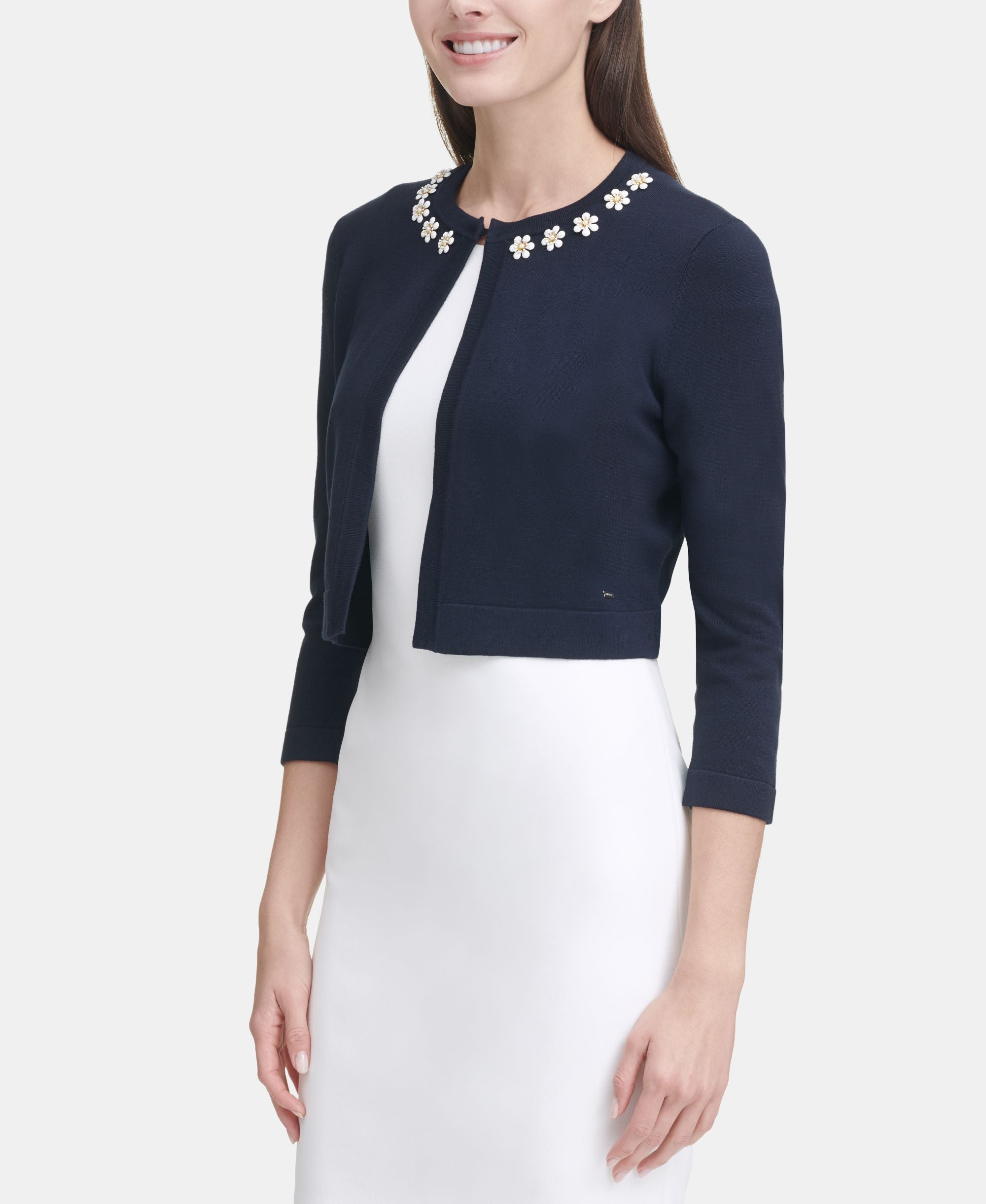 Tommy Hilfiger Floral Embellished Cardigan