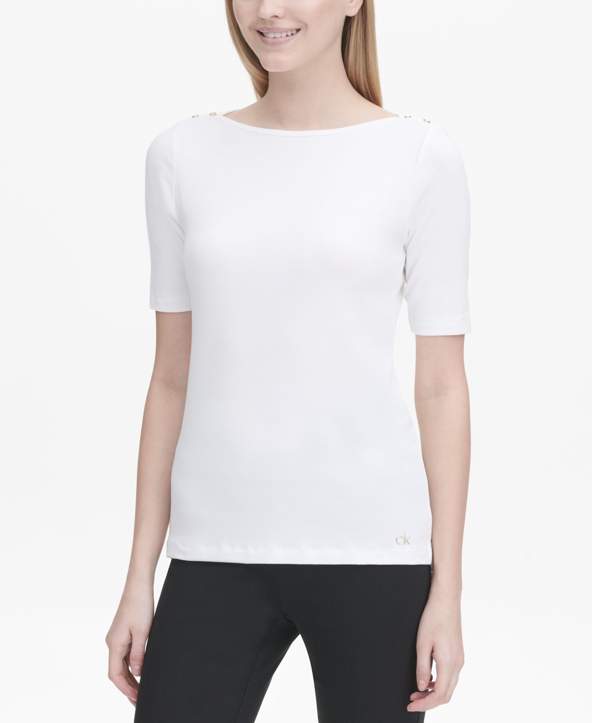 Calvin Klein Boat Neck Top