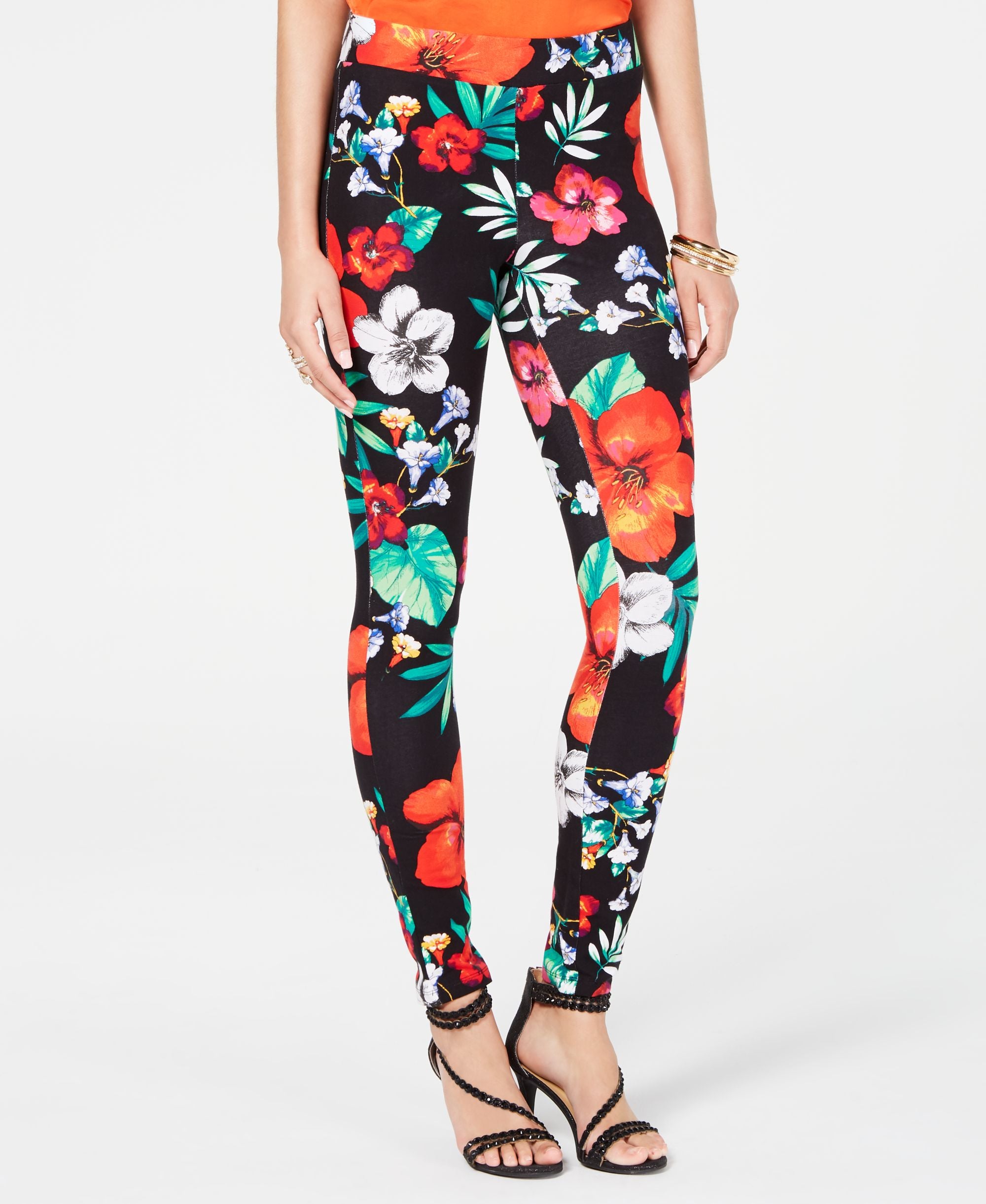 Thalia Sodi Floral Pull On Leggings