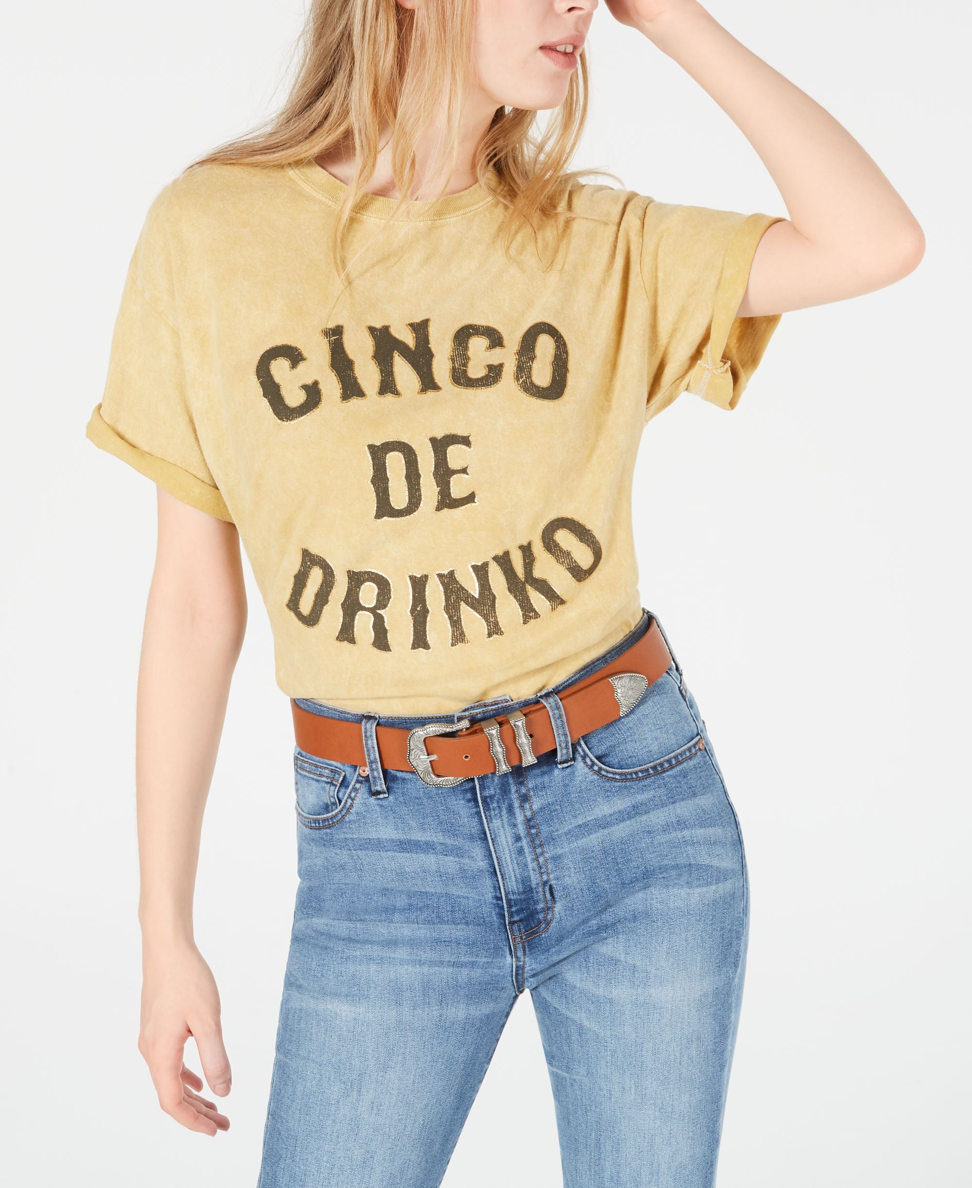 True Vintage Cotton Cinco Graphic T-Shirt
