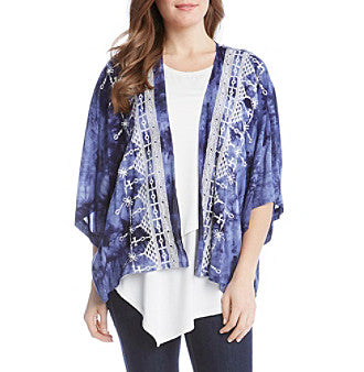 Karen Kane Embroidered Kimono Jacket