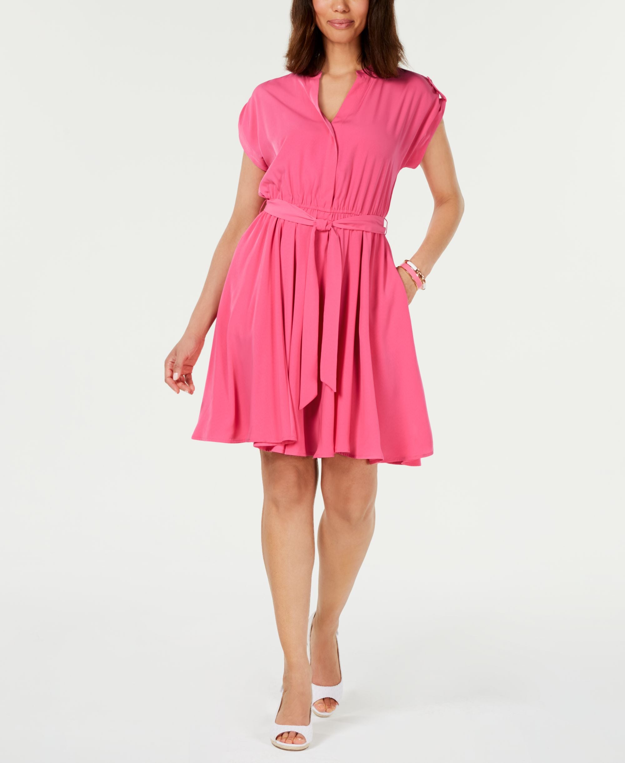 Petite Belted Dress
