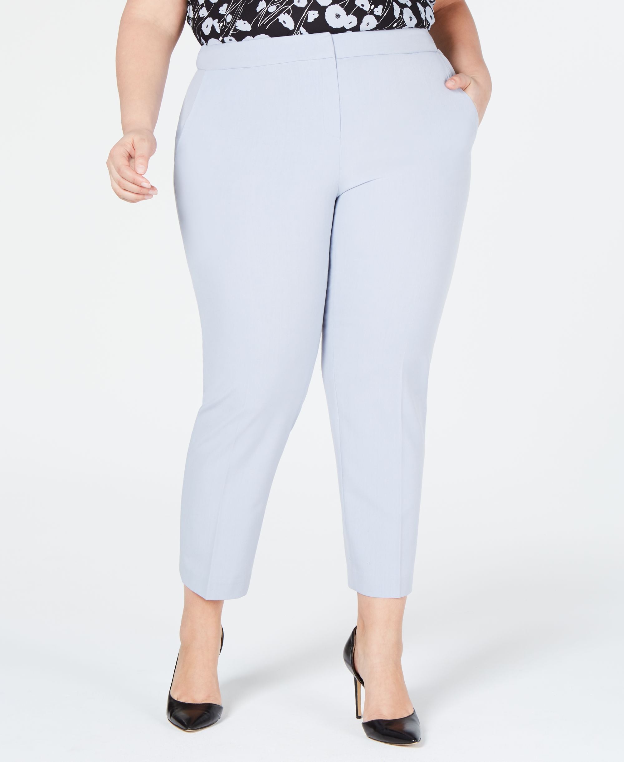Bar III Plus Size Ankle Pants