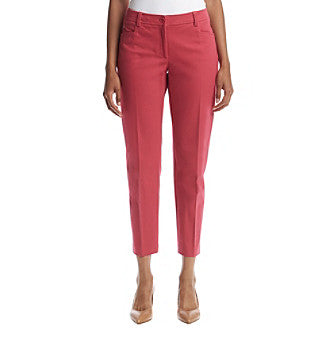 Anne Klein Womens Howard Hawks Cotton Pique Pant