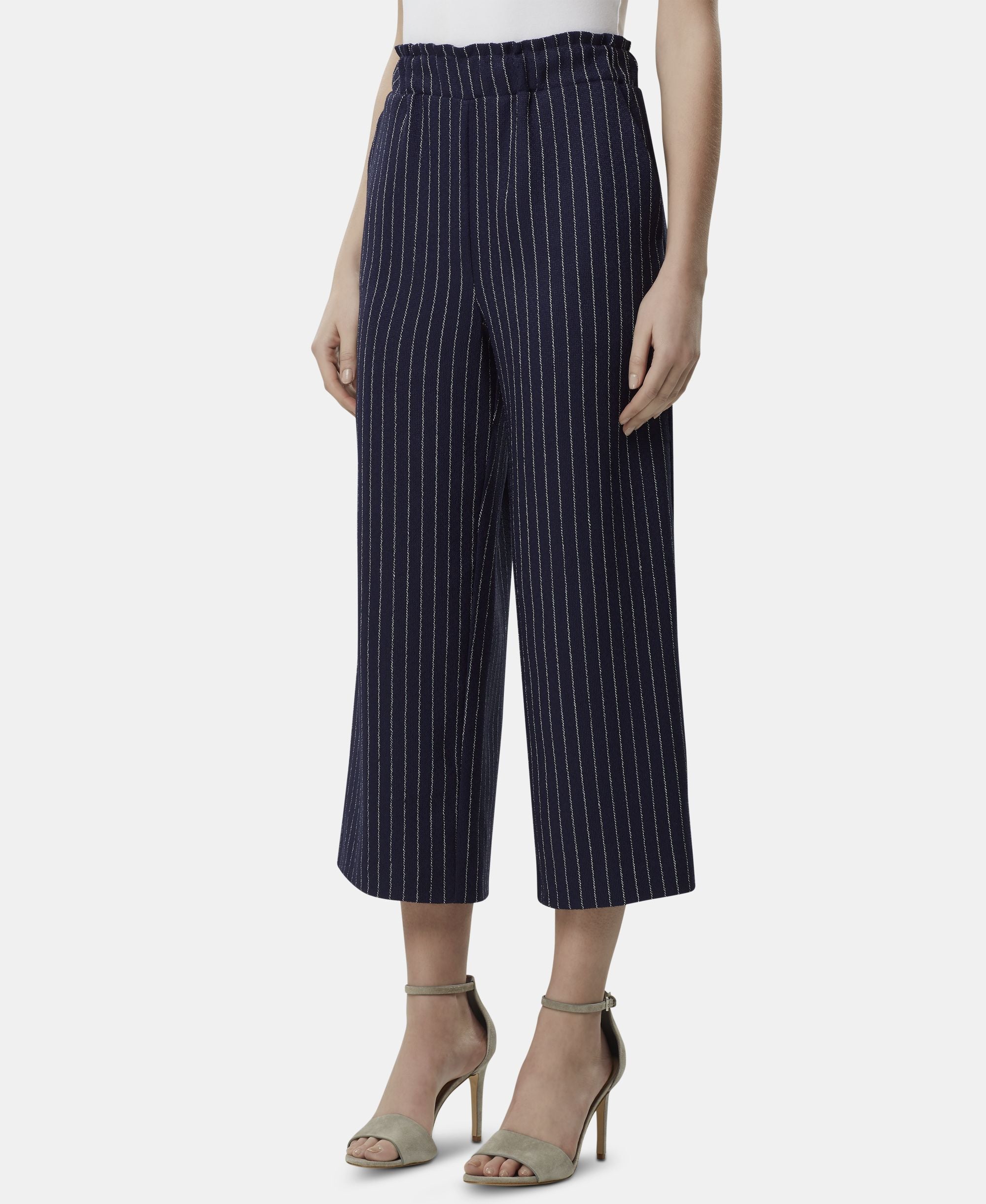 Tahari Asl Striped Pull On Pants