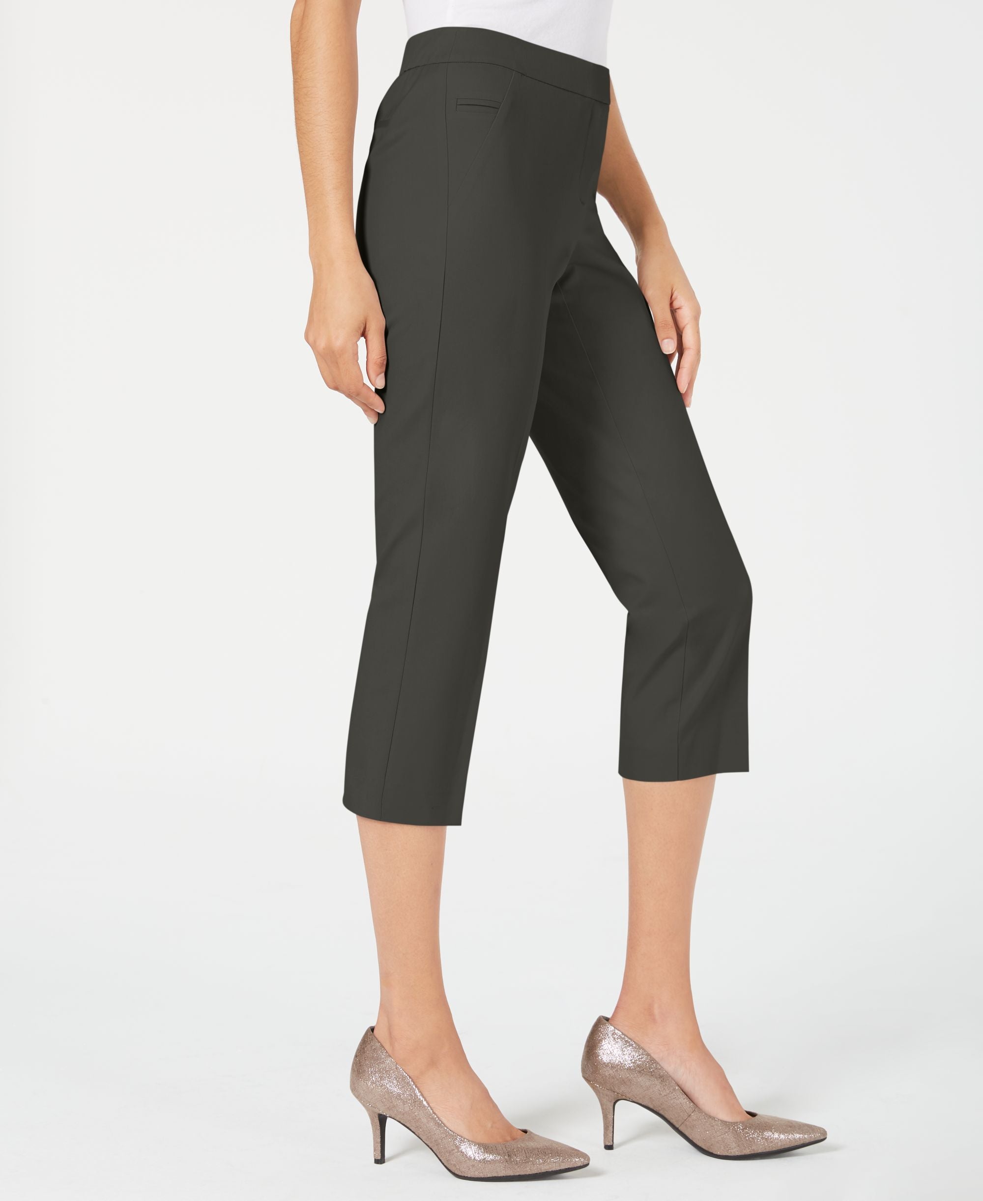 Alfani Straight Leg Capri Pants