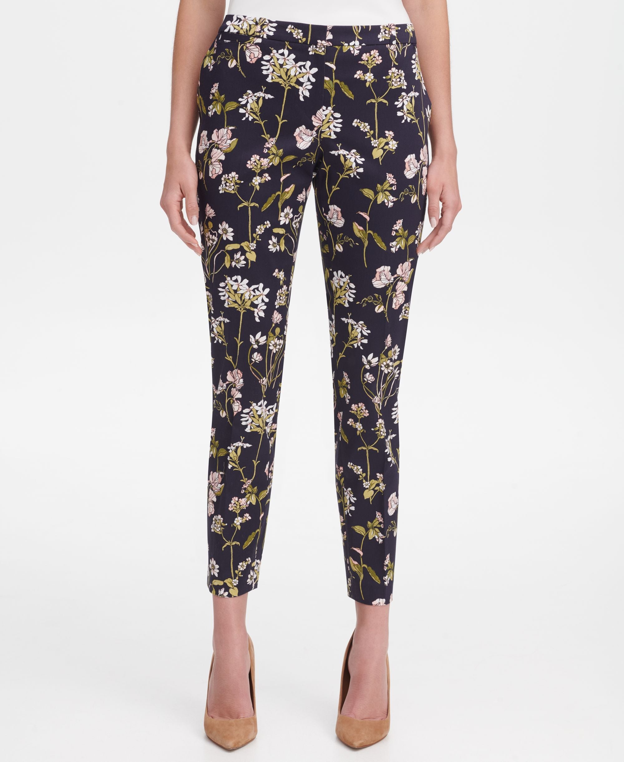 Tommy Hilfiger Floral Print Ankle Pants