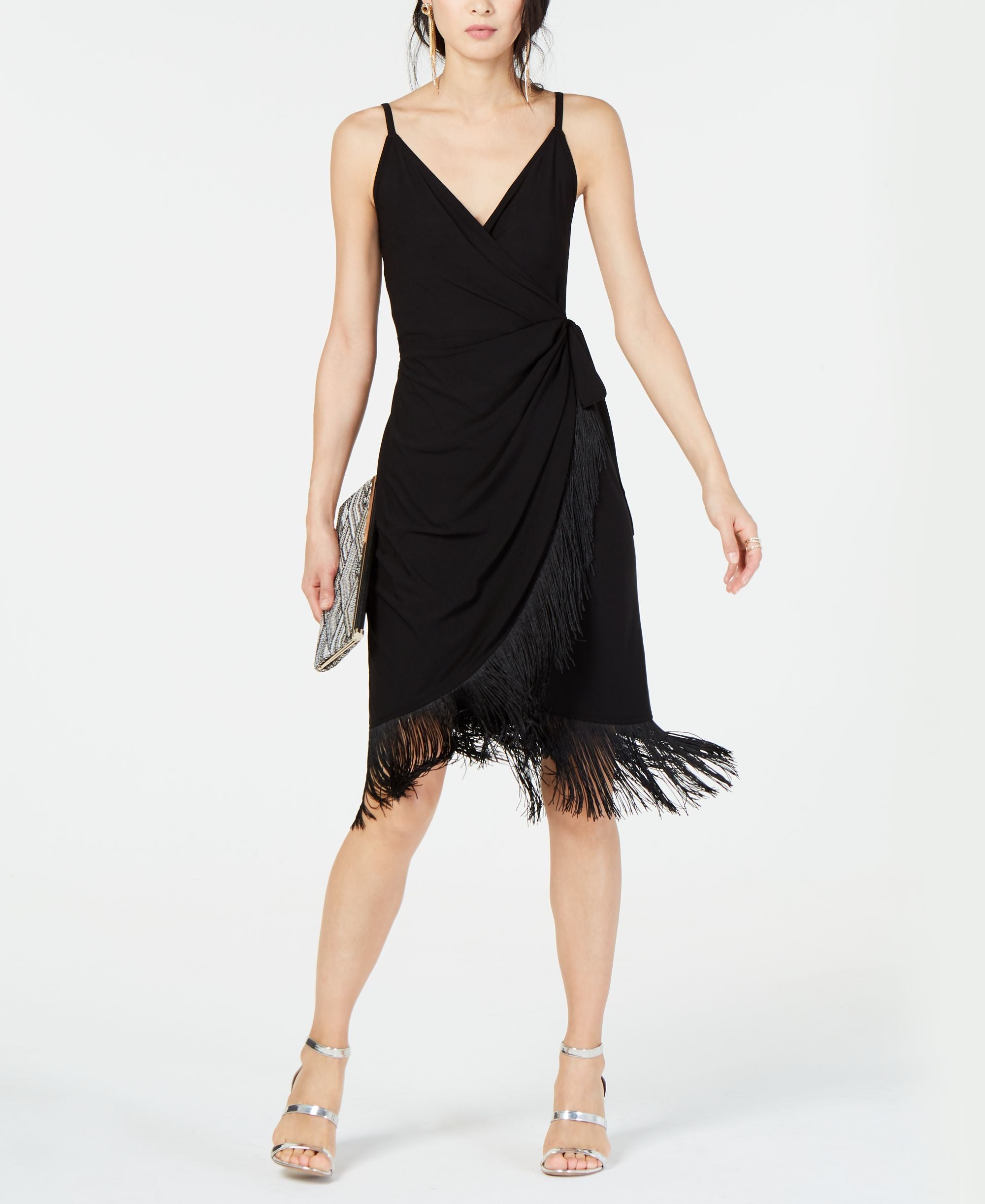 Fringe Trim Dress