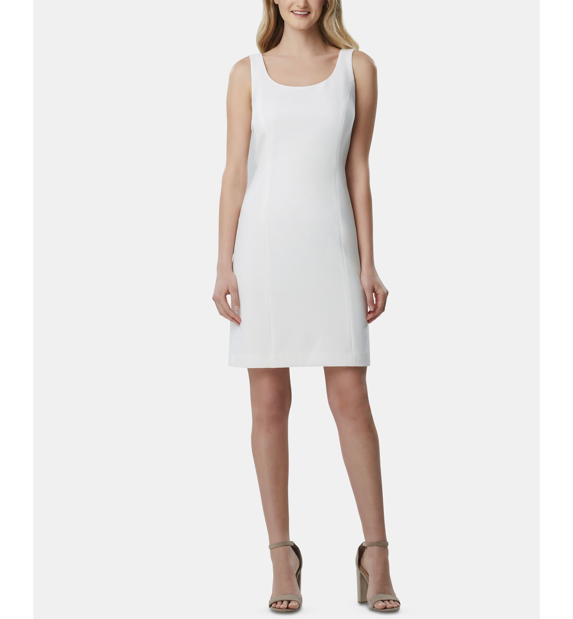 Tahari Asl Scoop Neck Sleeveless Dress