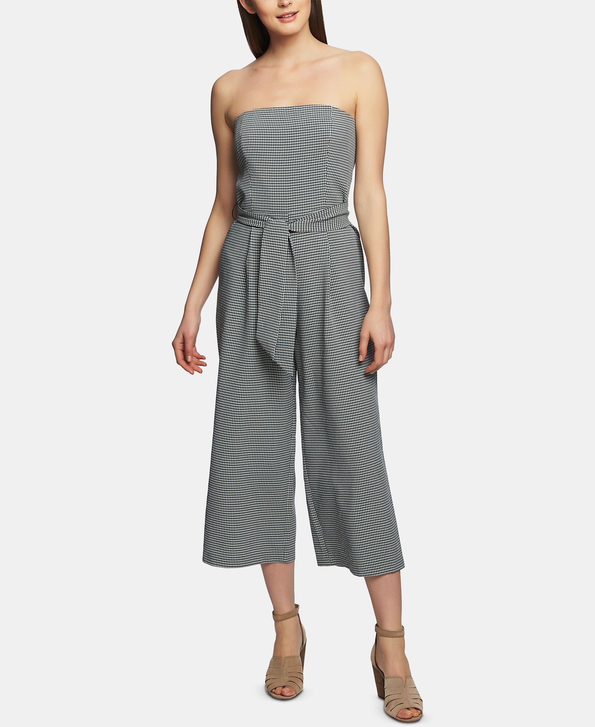 1.State Strapless Wide Leg Jumpsuit