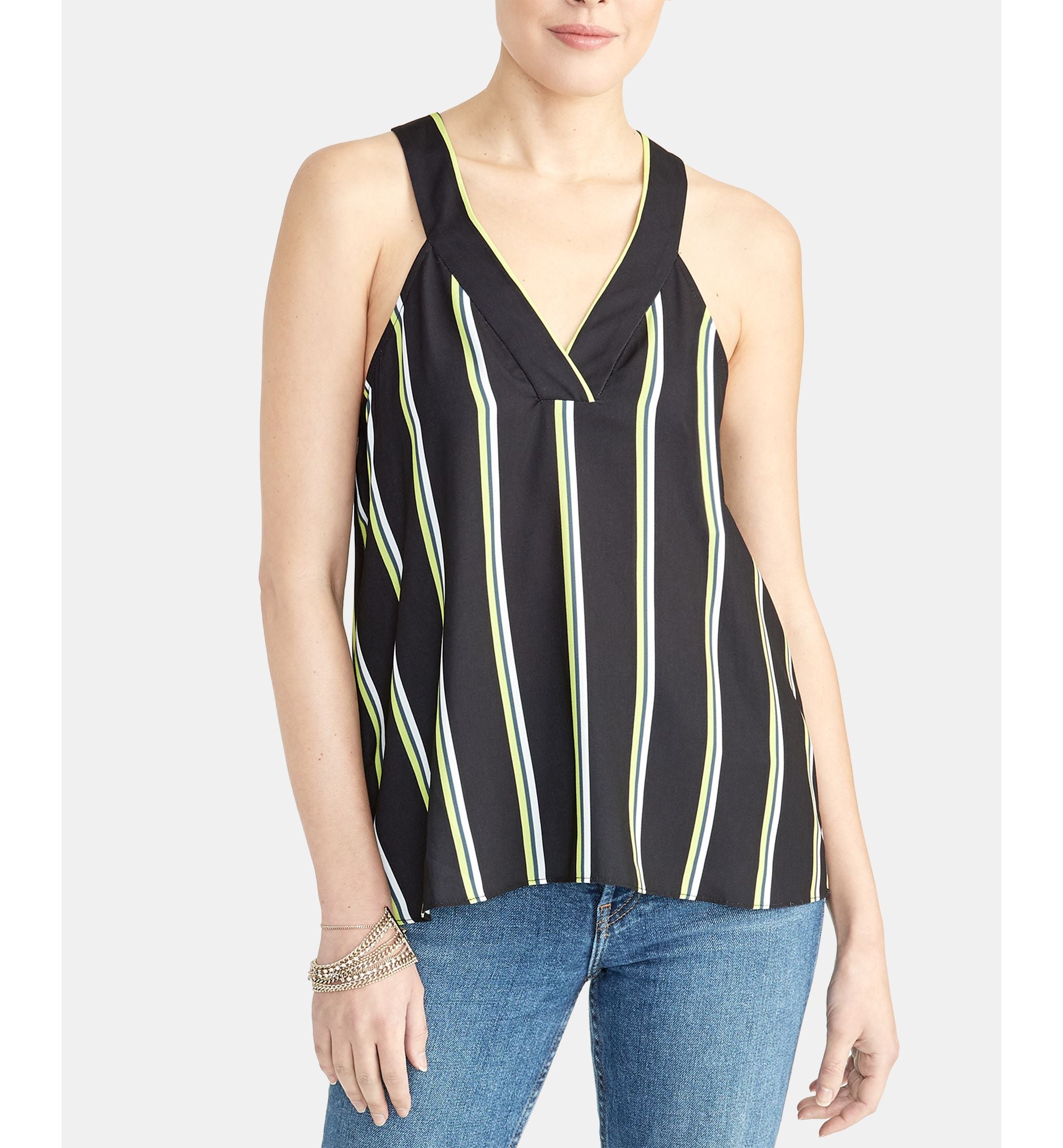 Rachel Rachel Roy Edina Striped Racerback Tank Top