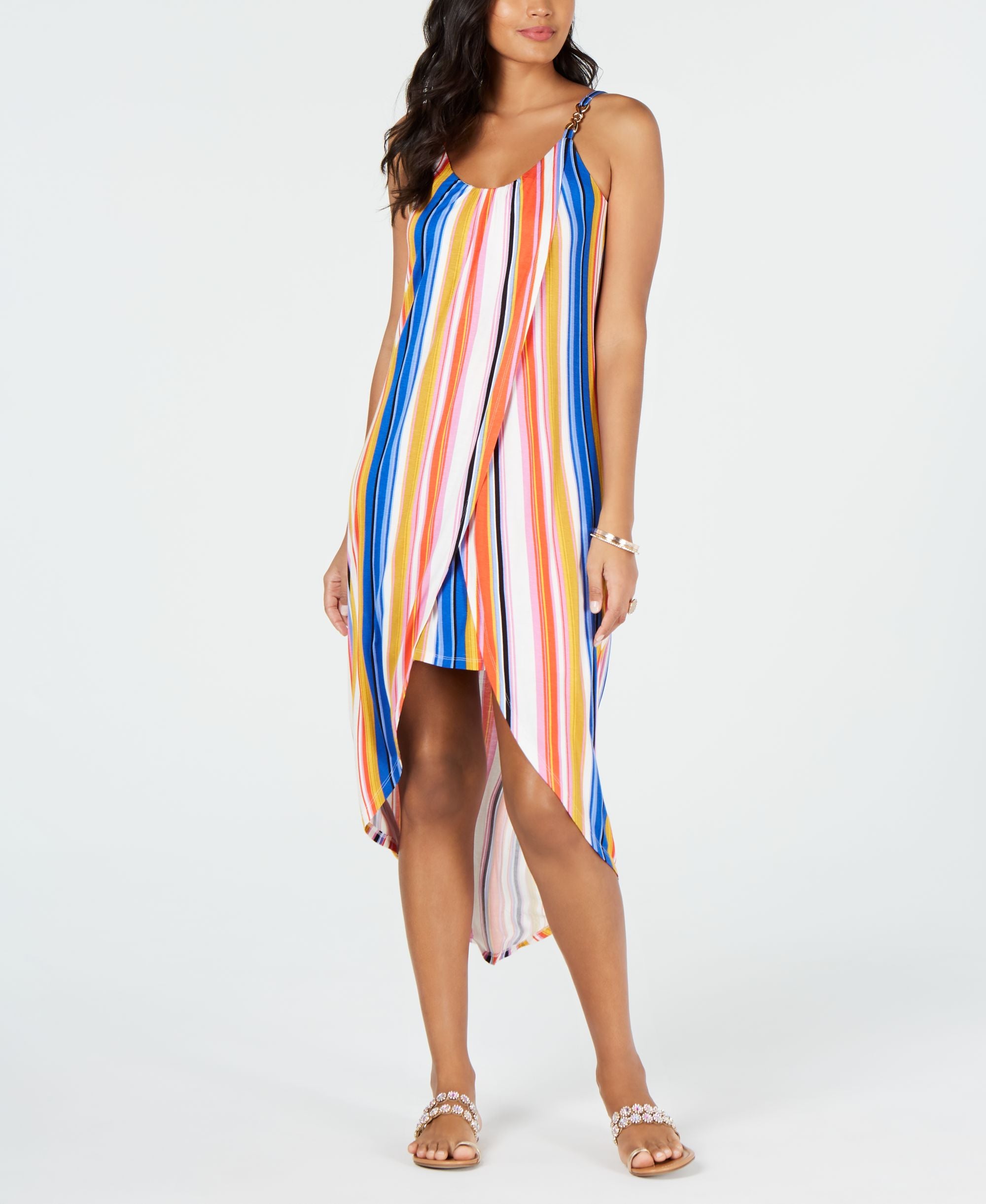 Embellished High-Low Dress