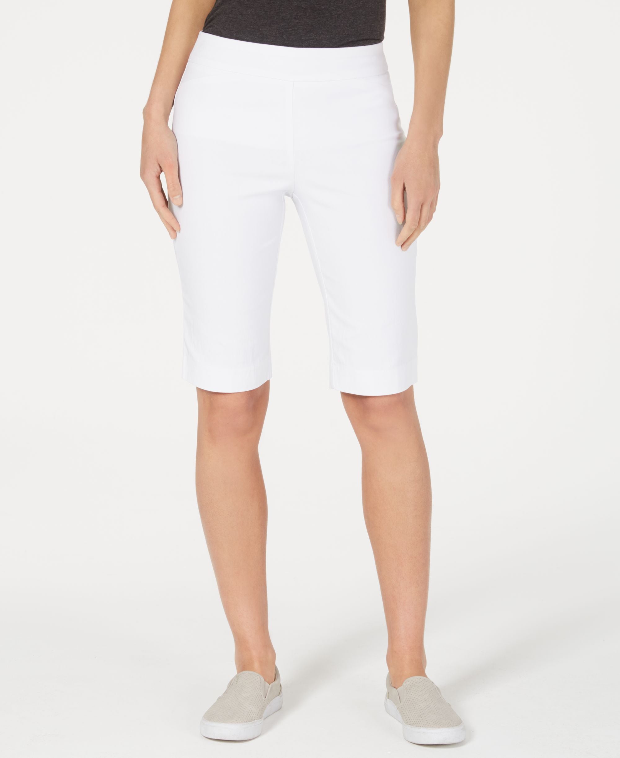 Charter Club Petite Pull On Bermuda Shorts