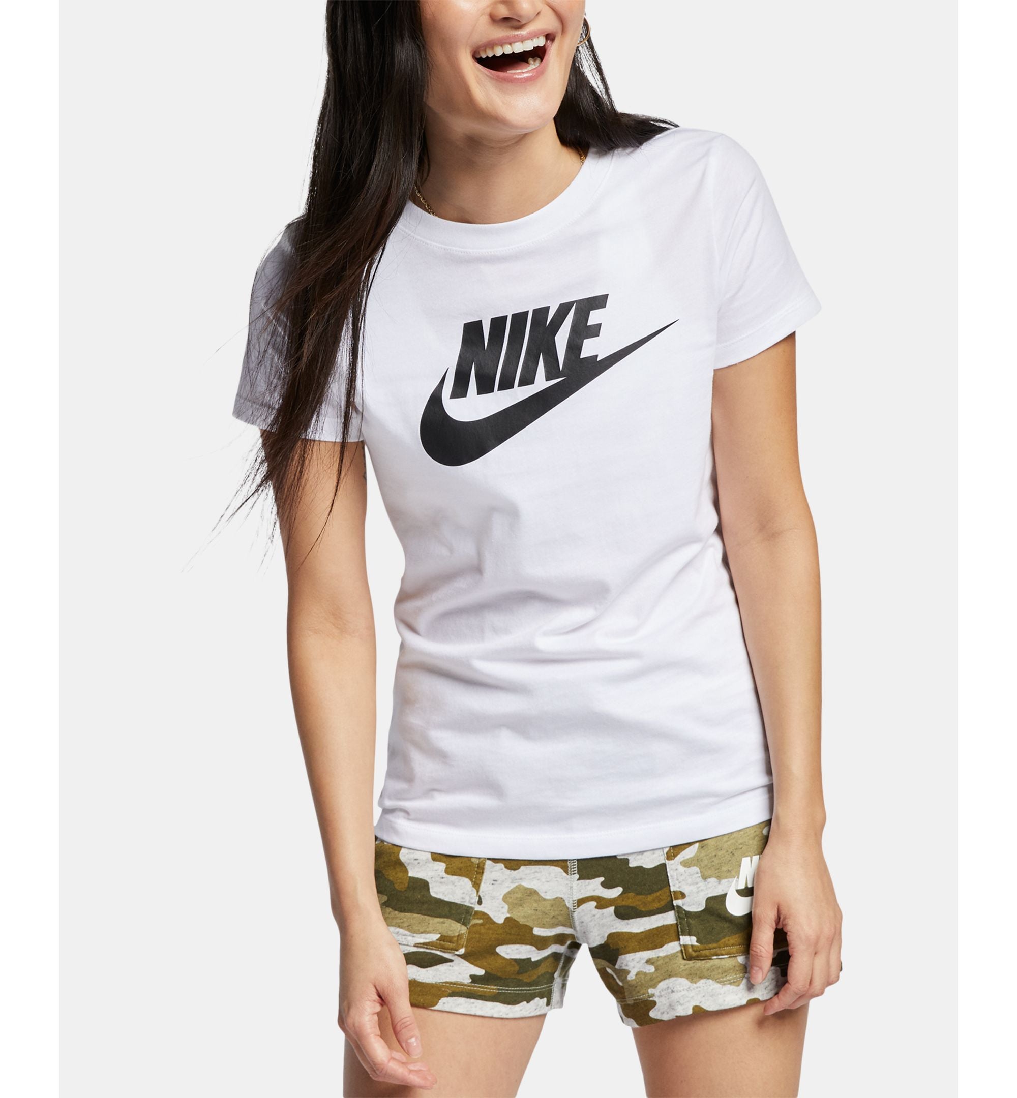 Nike Womens Sportswear Cotton Logo T-Shirt