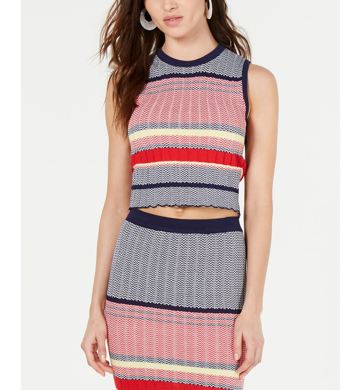 Kylie Sleeveless Cropped Sweater