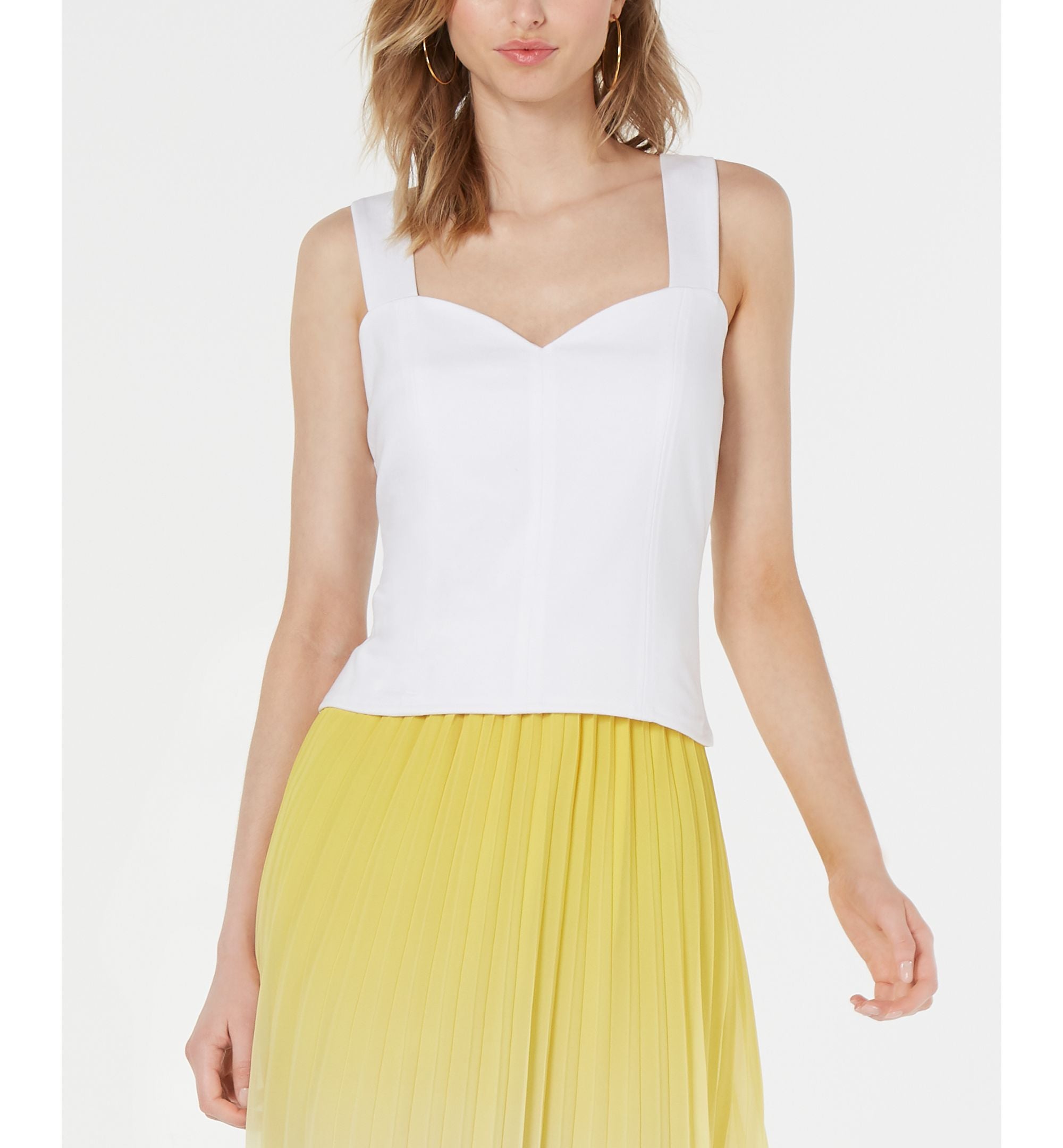 Zip-Back Bustier Top