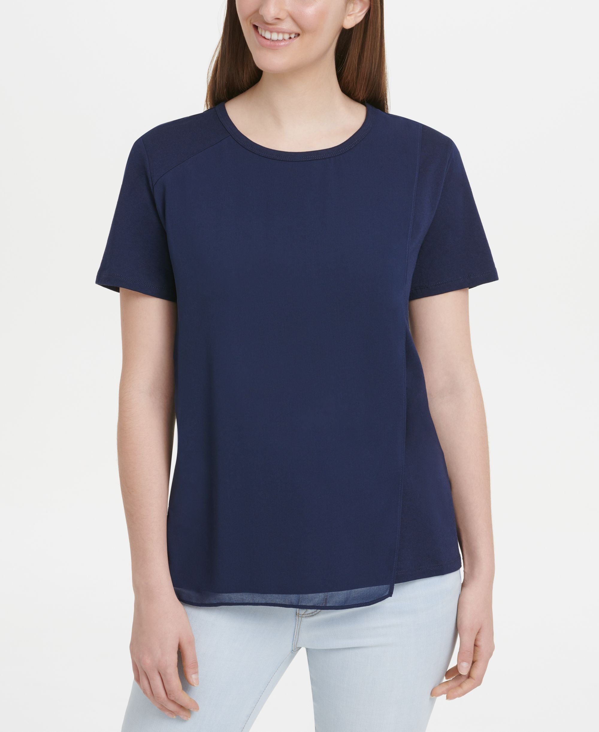 DKNY Ruffled Top