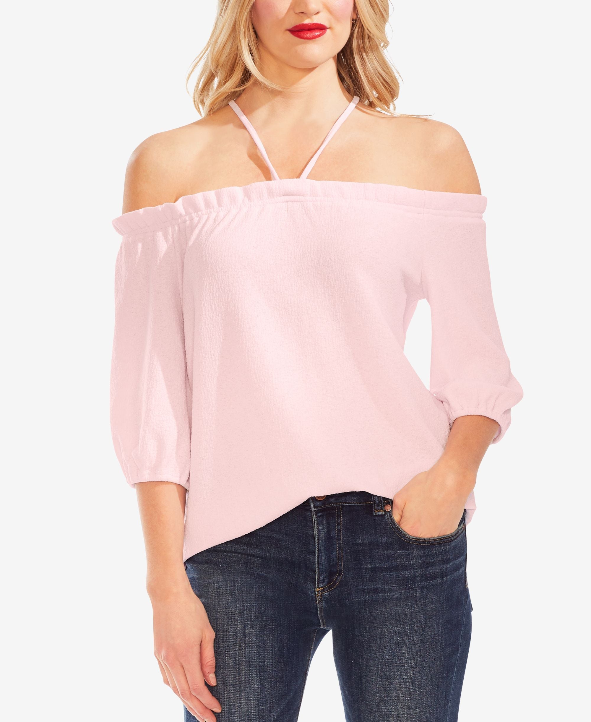 Tie-Back Off-The-Shoulder Top