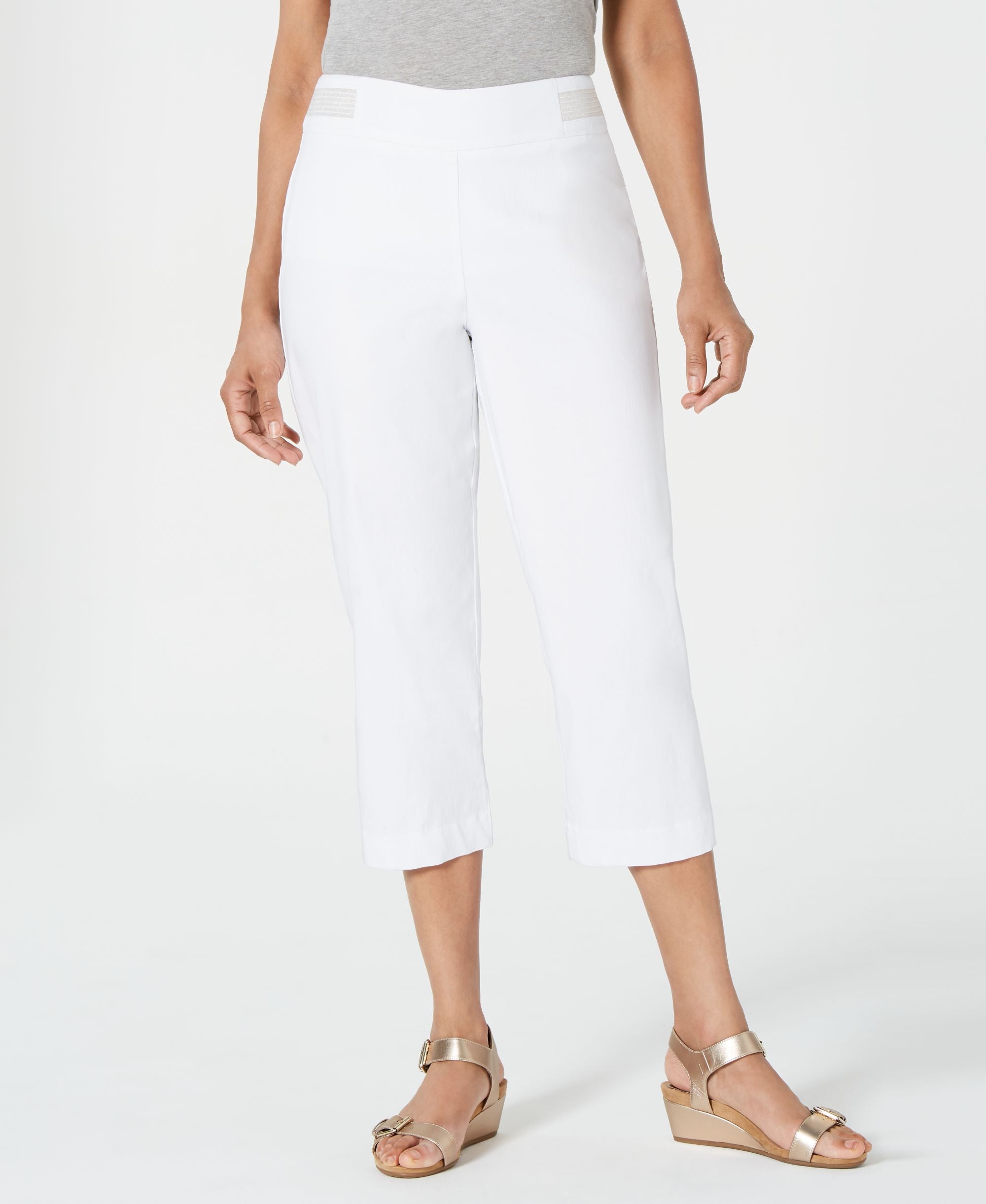 JM Collection Metallic Detail Capri