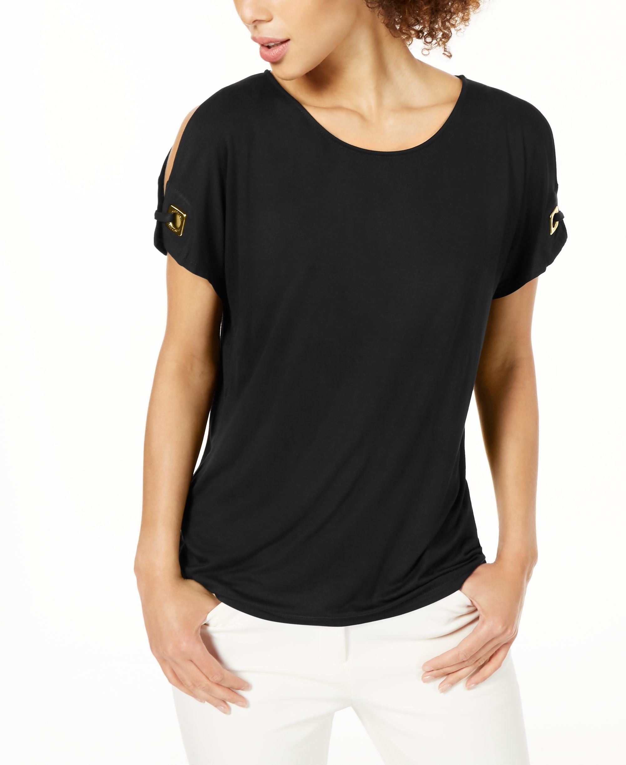 Calvin Klein Split Sleeve Top