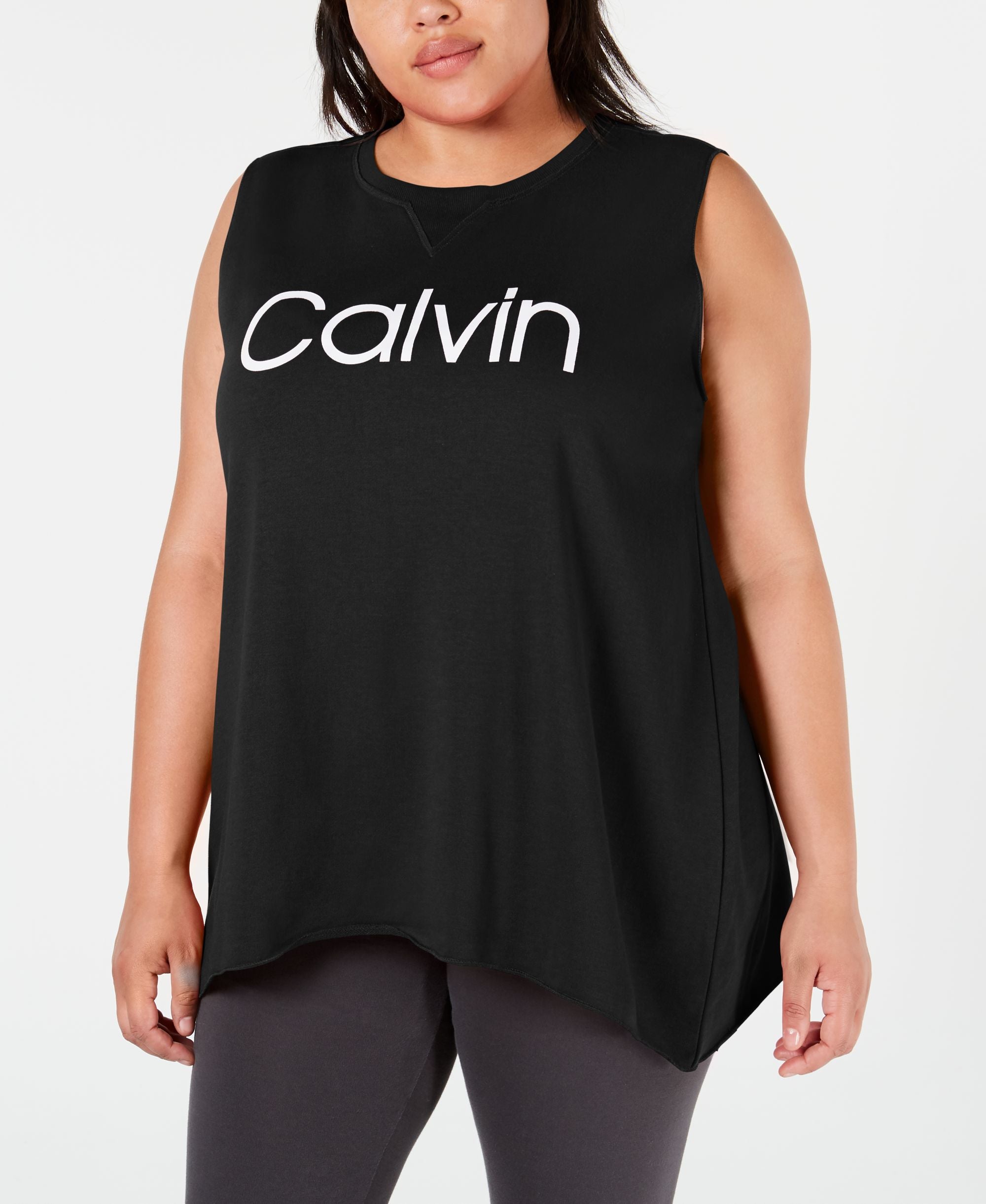 Calvin Klein Performance Plus Size Sleeveless T-Shirt