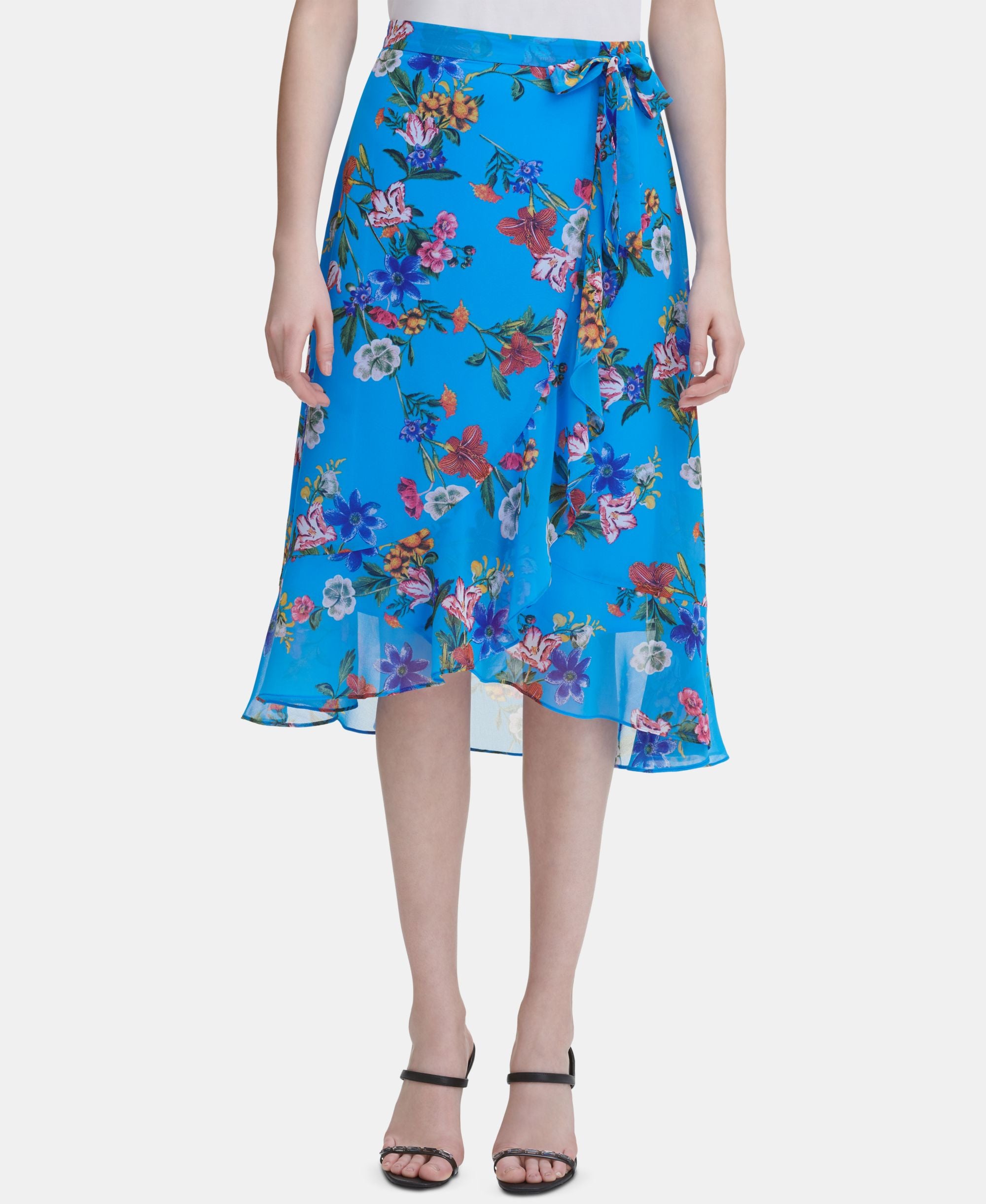 Calvin Klein Floral Midi Skirt