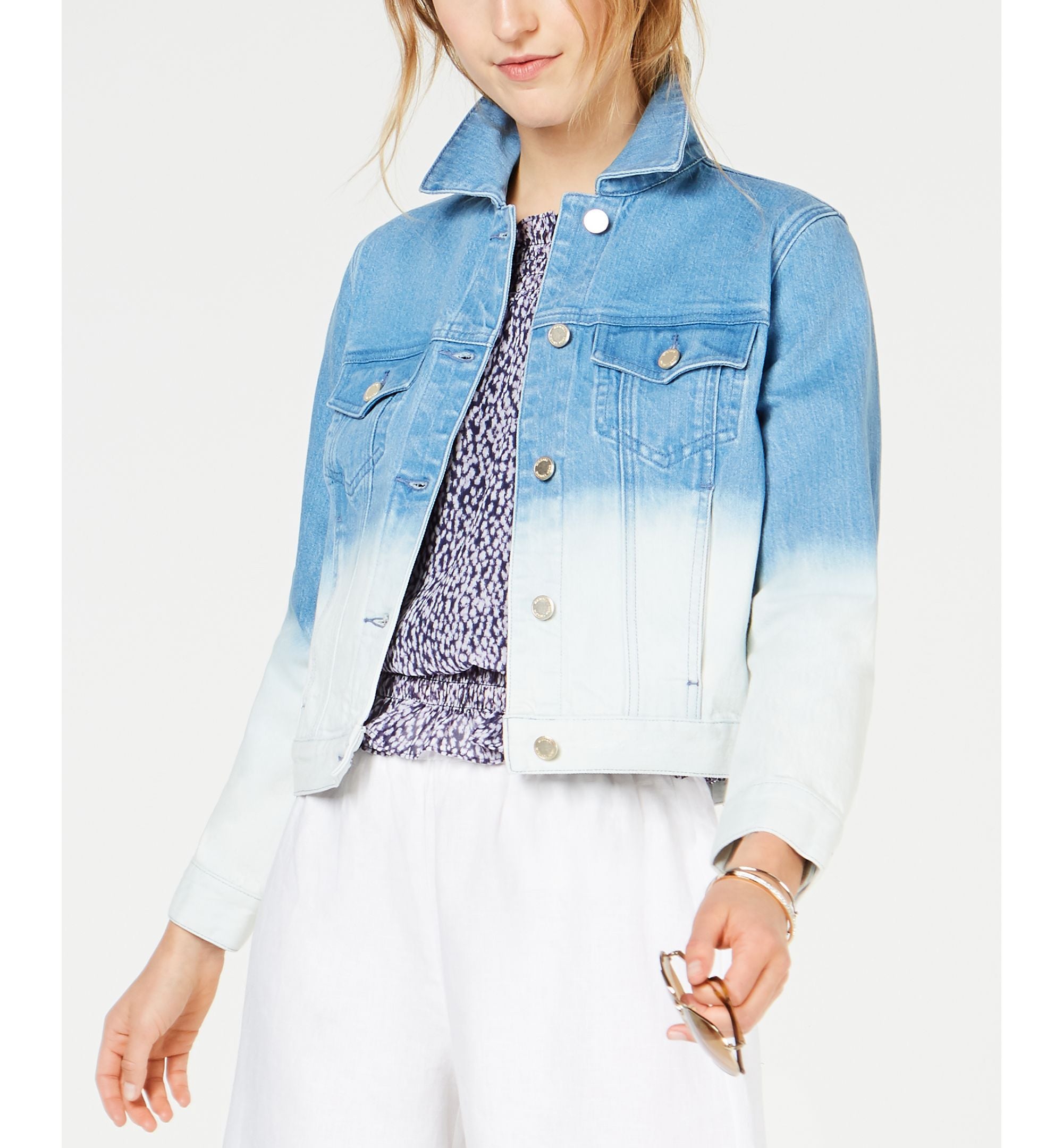Michael Michael Kors Ombre Denim Jacket