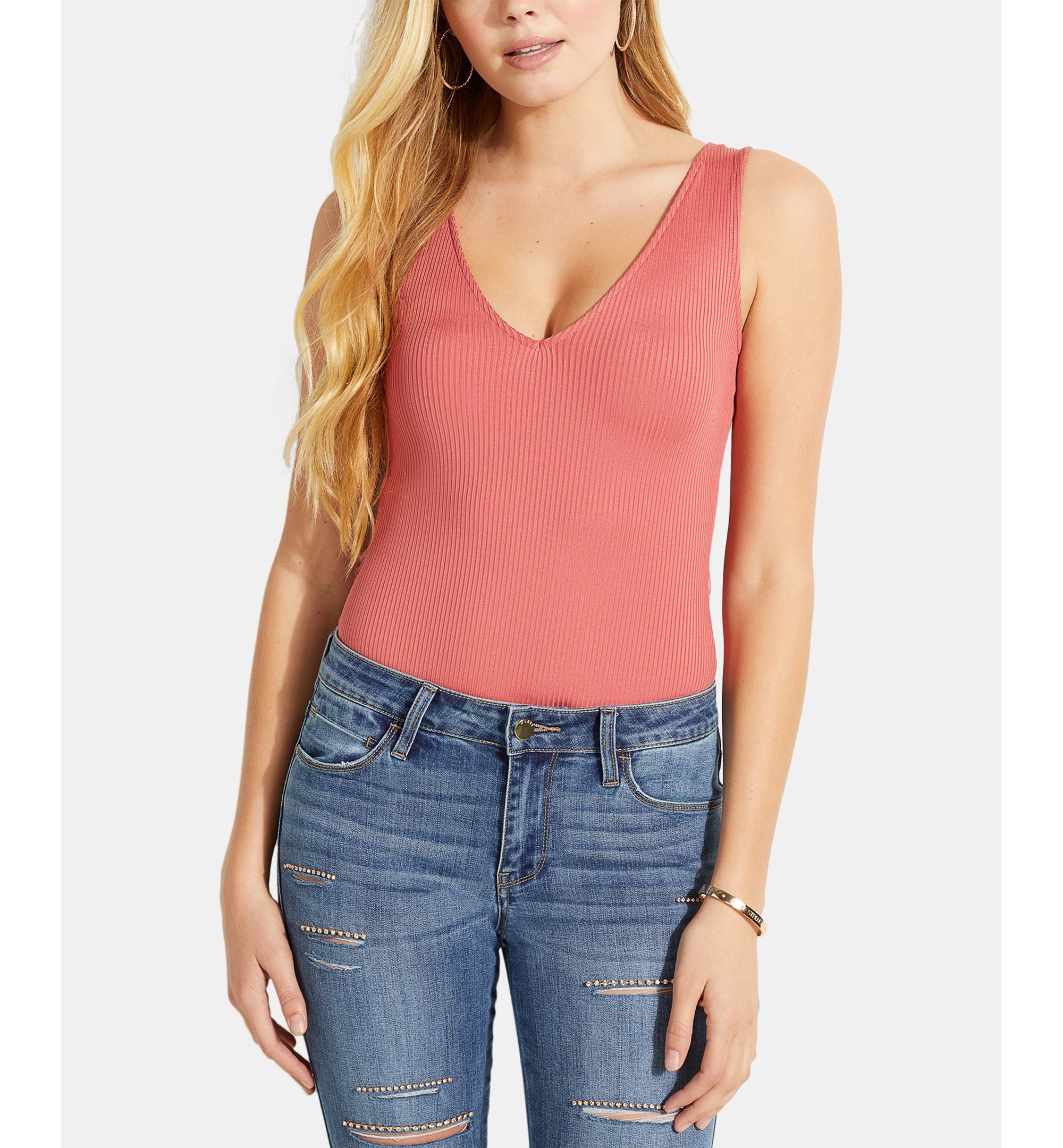 Guess Katrina Lace Up Bodysuit
