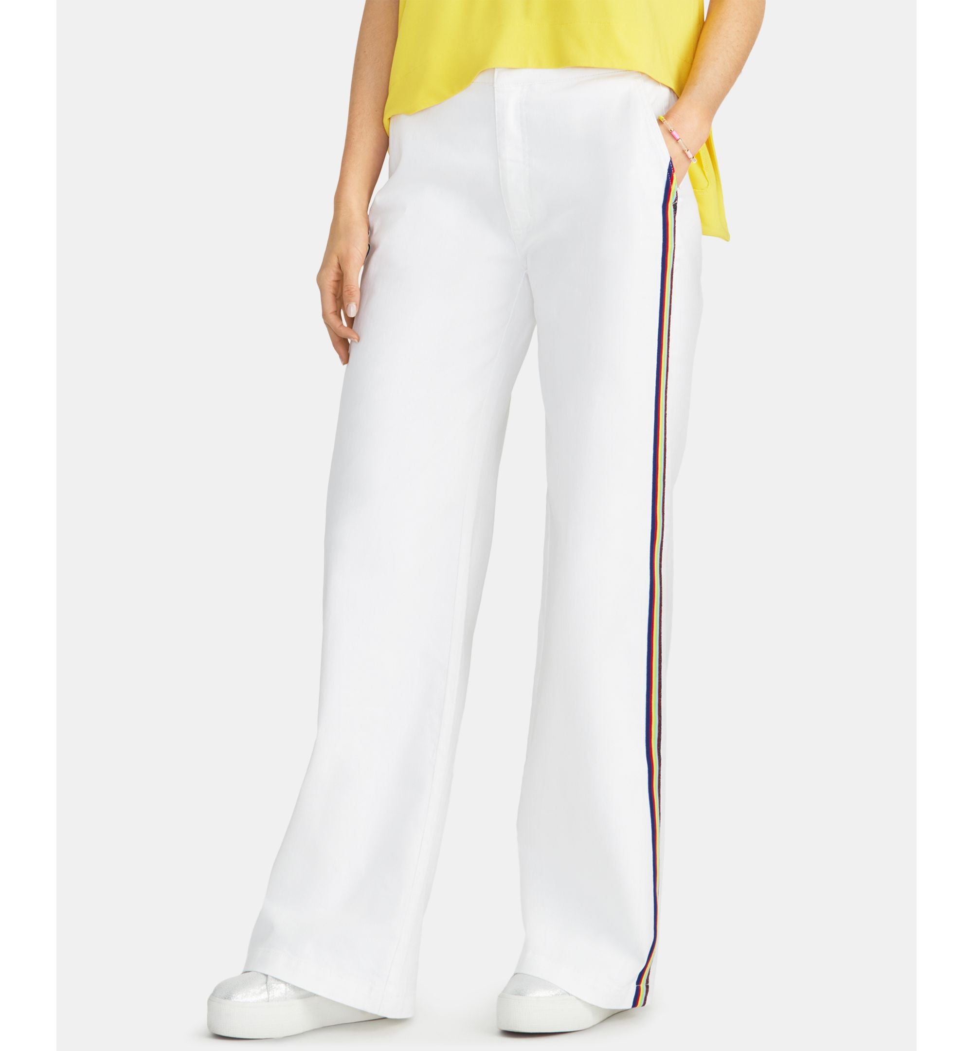 Rachel Rachel Roy Kelly Rainbow Striped Pants